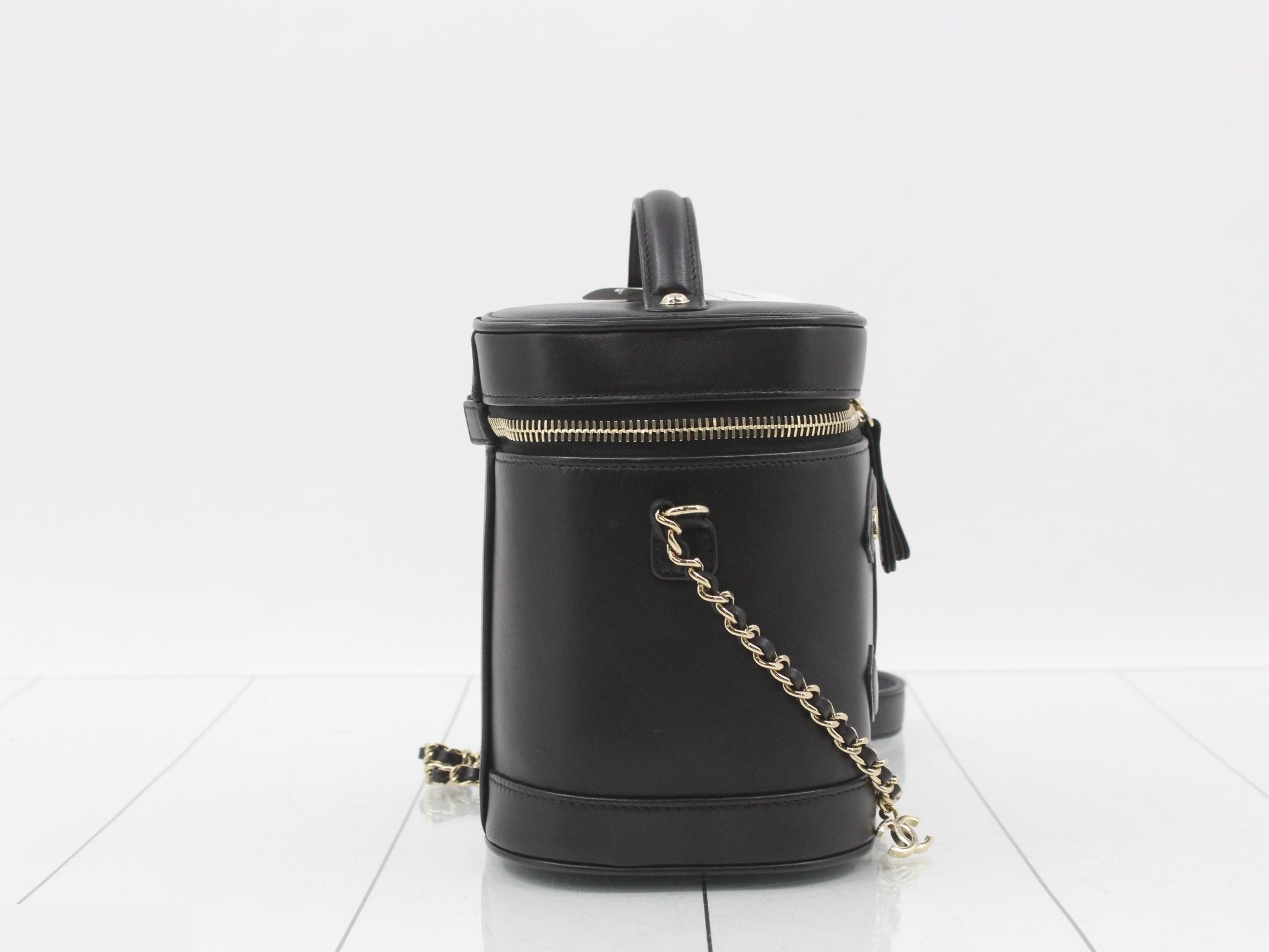 Coco Mark Lambskin Vanity Bag — view 4