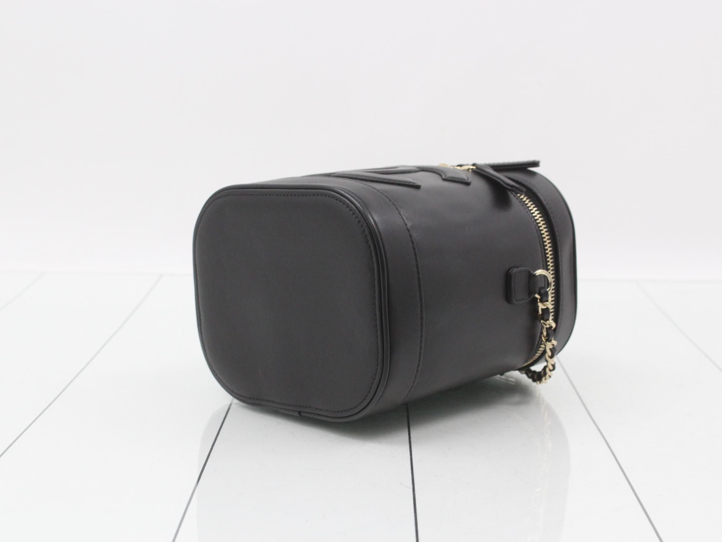 Coco Mark Lambskin Vanity Bag — view 6