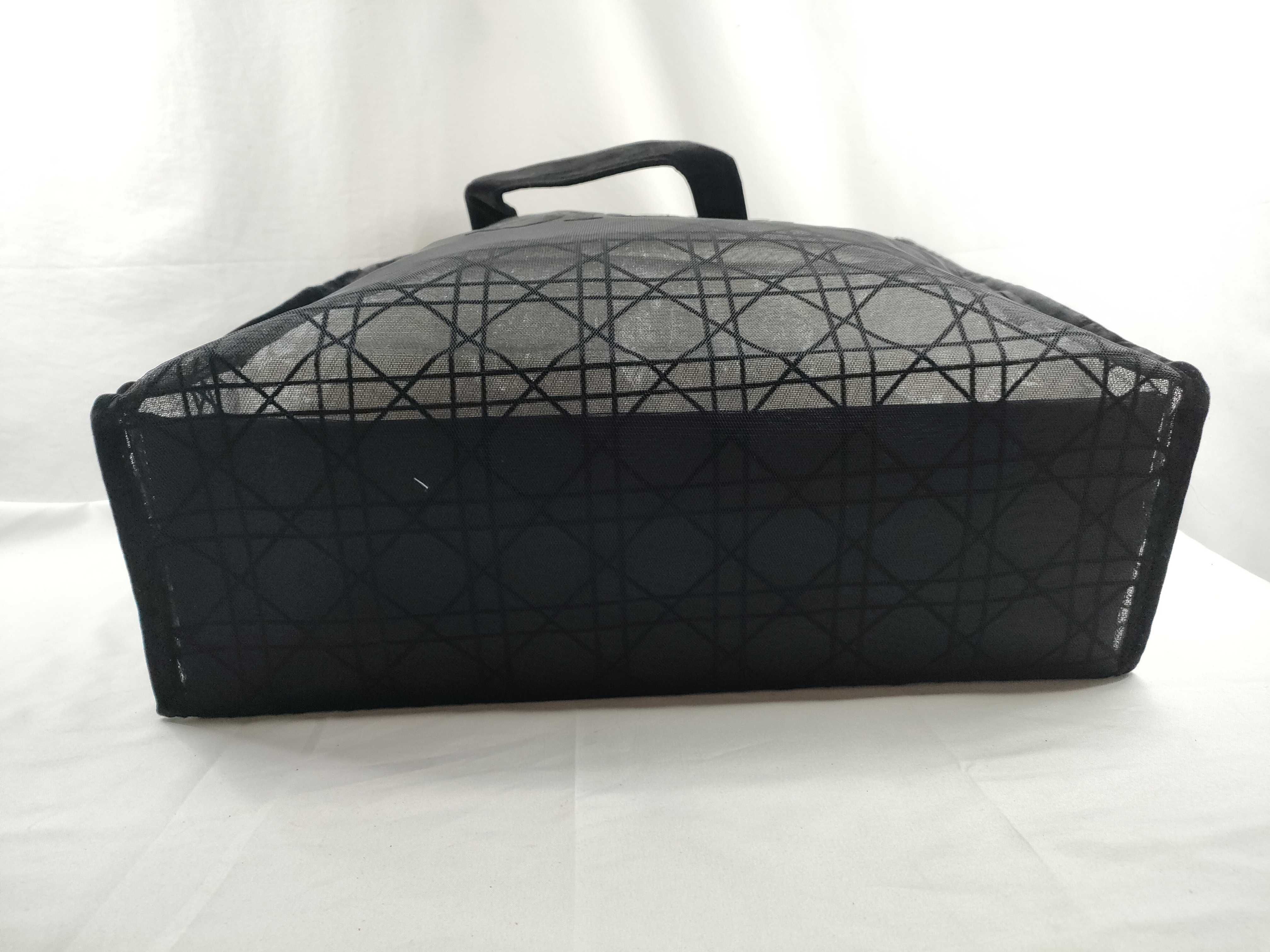 tote bag, Christian Dior mesh tote bag, novelty tote bag — view 4