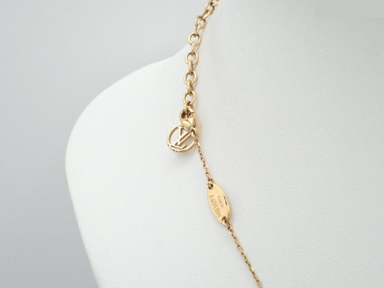 LV necklace, LV & ME V, chain approximately 66cm — view 2