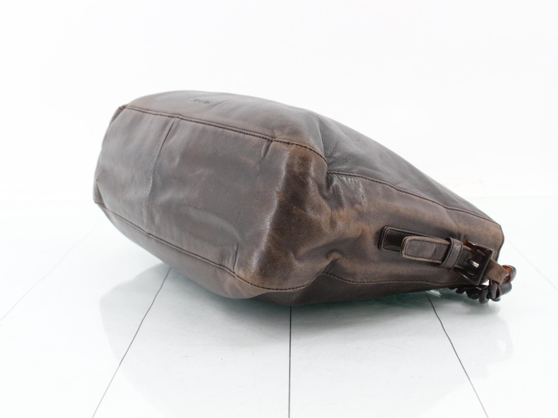 Chain shoulder bag, leather — view 6