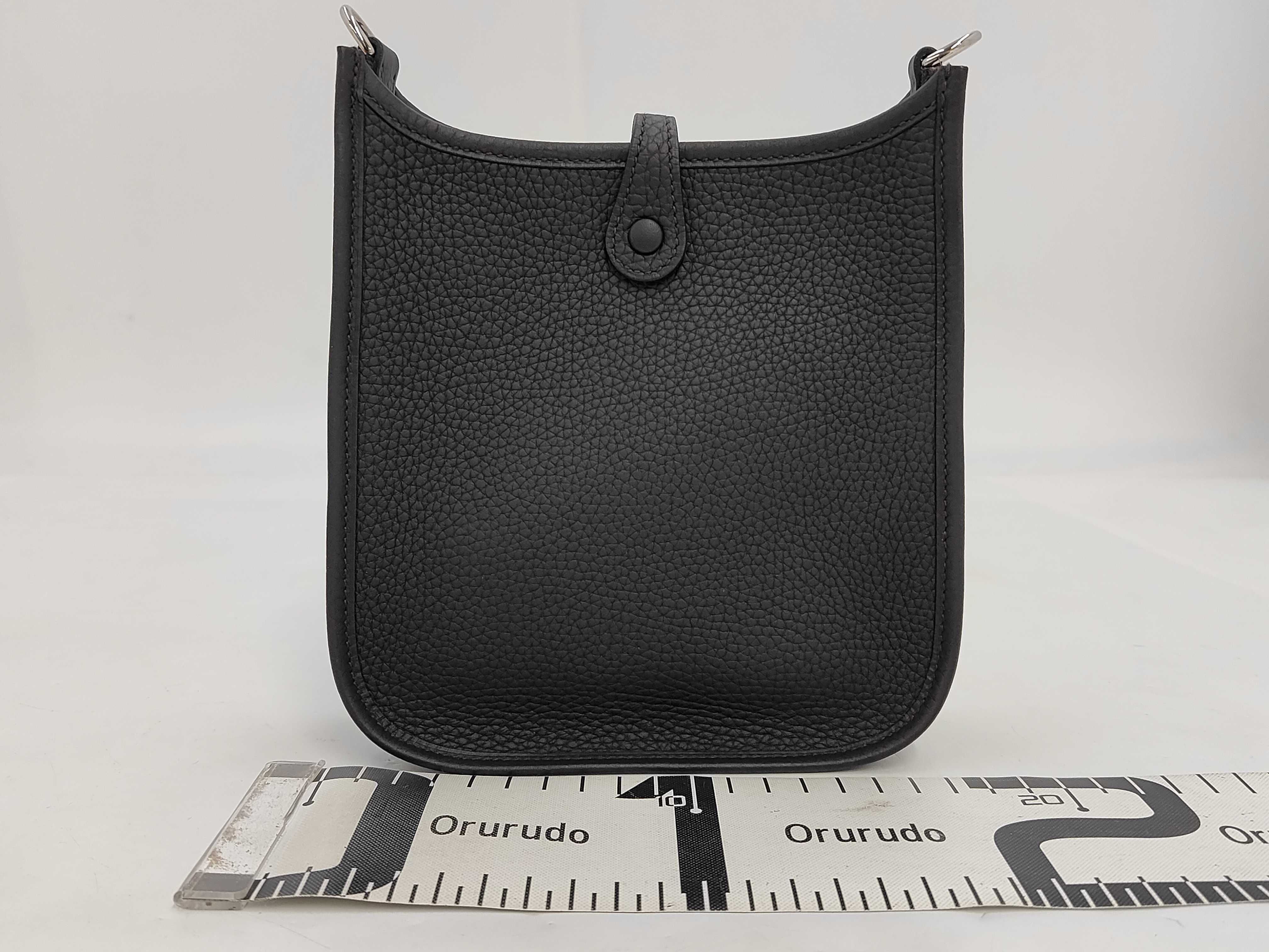 Evelyne TPM Shoulder Bag, Brown, Silver Hardware, W Stamp — view 2