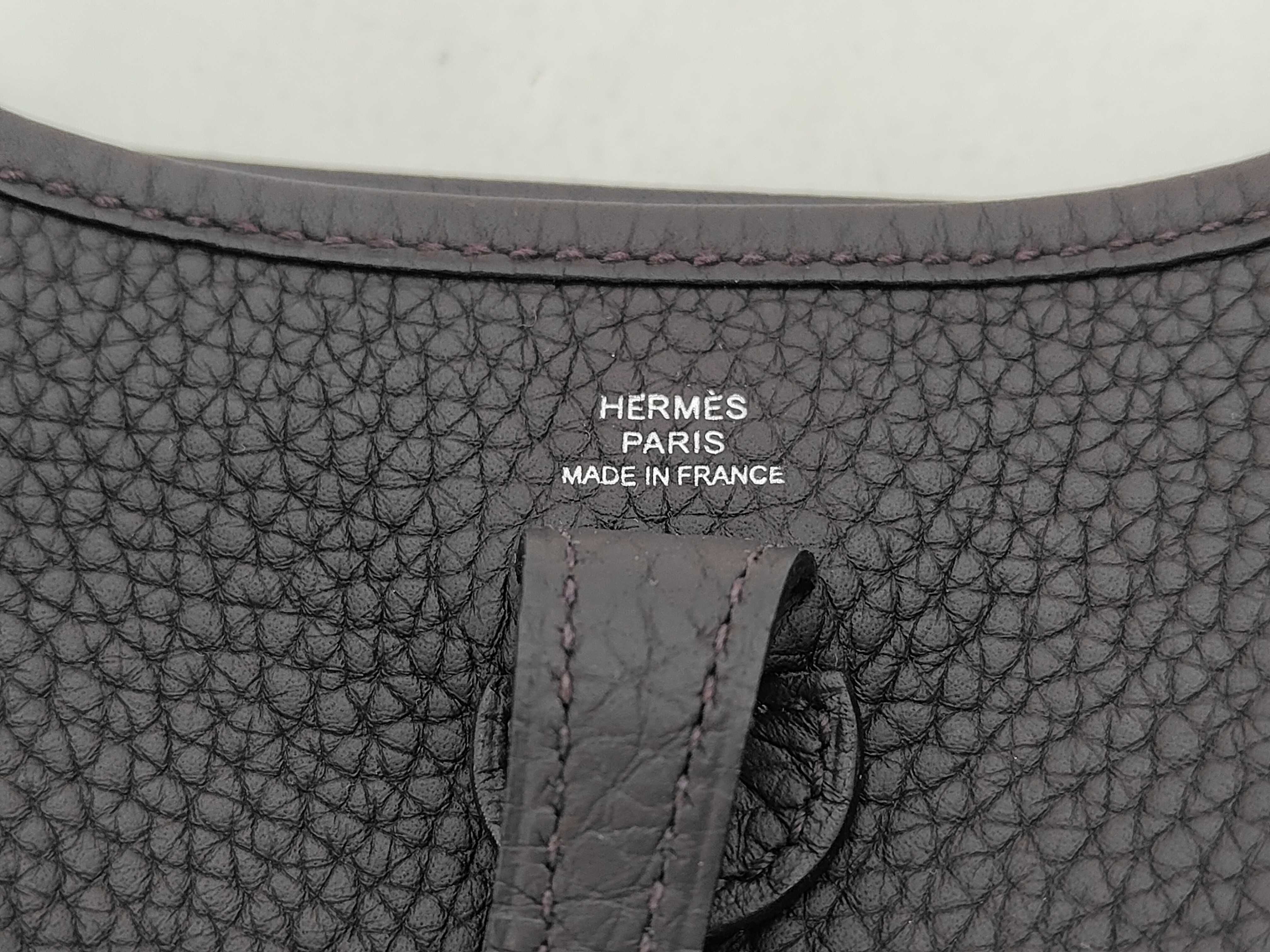 Evelyne TPM Shoulder Bag, Brown, Silver Hardware, W Stamp — view 11
