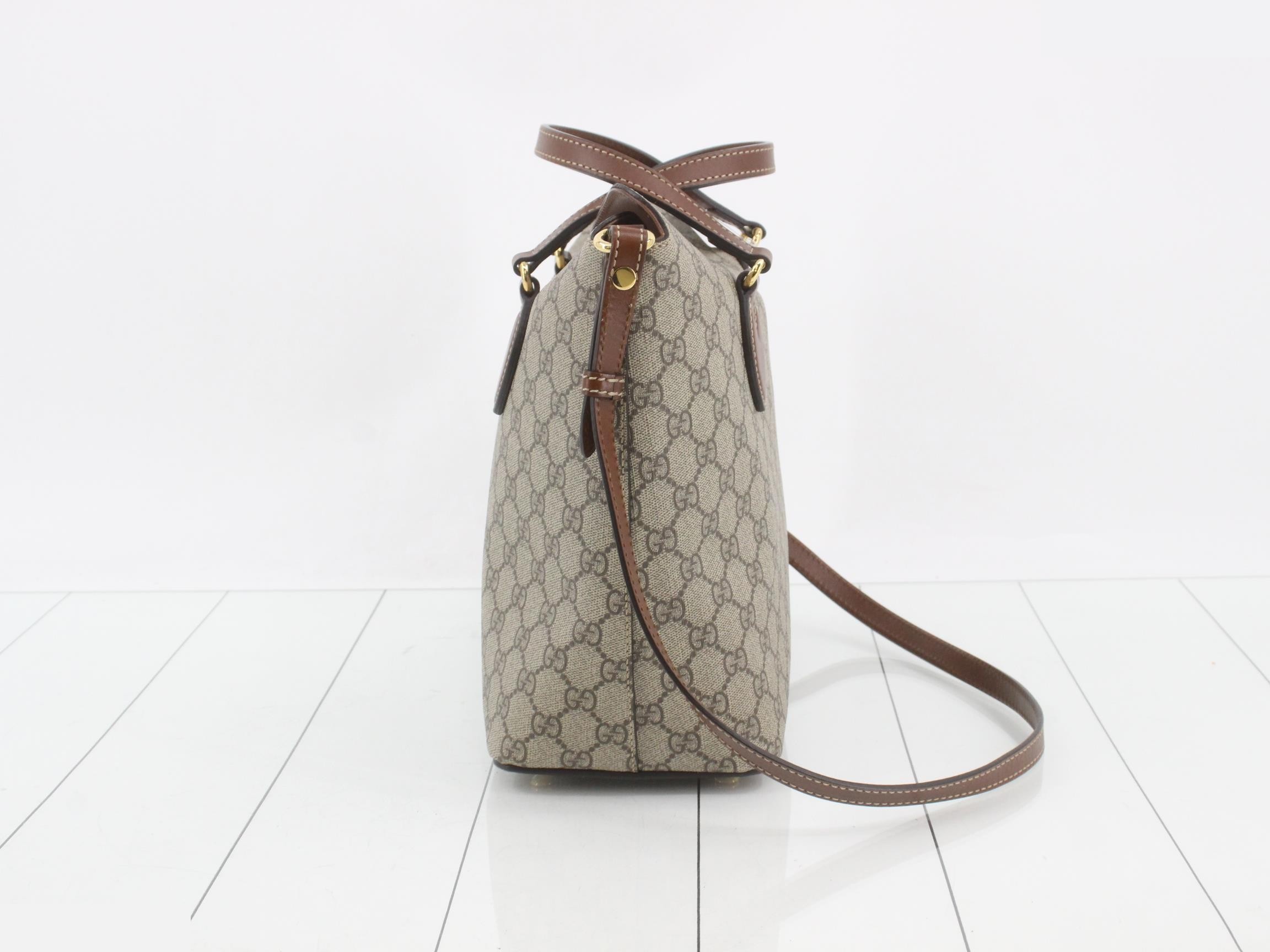 GG Supreme Leather 2-Way Shoulder/Handbag — view 3