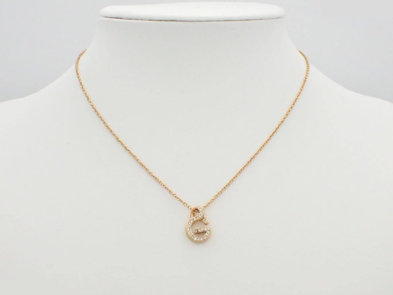 Gold necklace, chain approximately 42cm — view 3