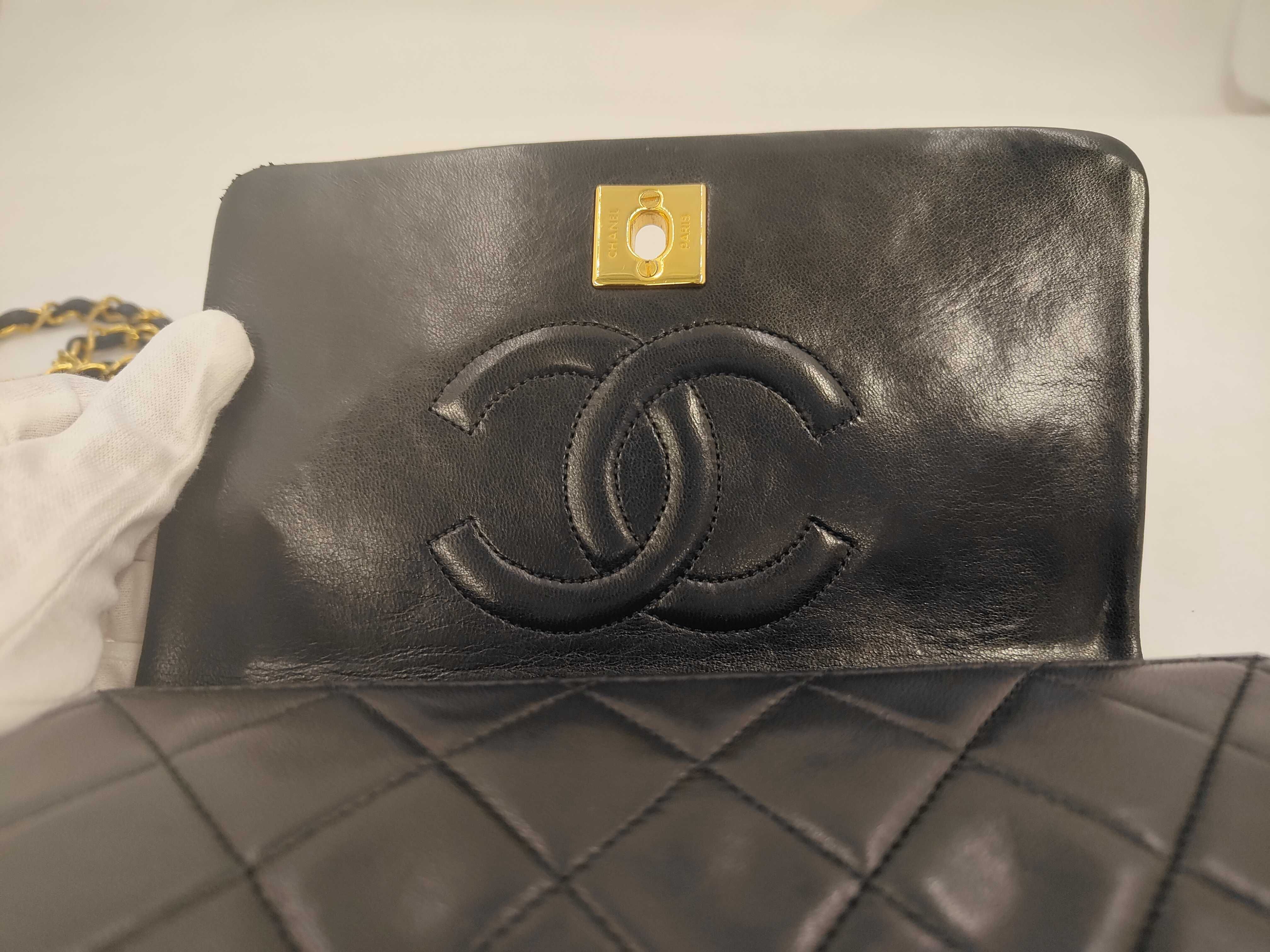 Lambskin Minimalist Shoulder Bag — view 8