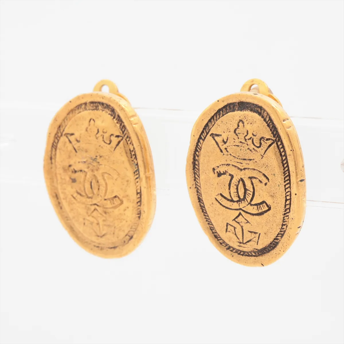 Coco Mark 26 Earrings (Pair) GP Gold. — view 3