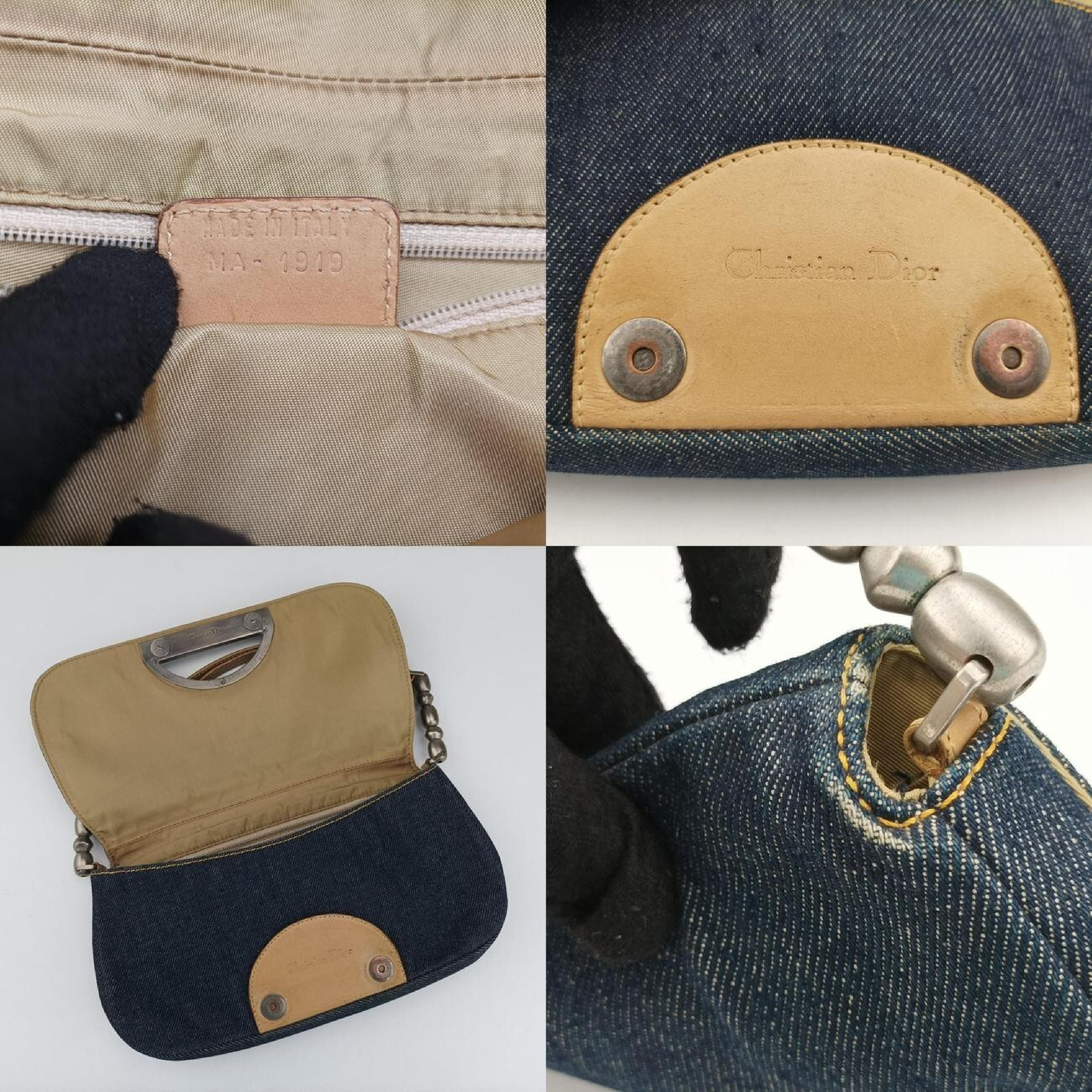 Maris Pearl Navy Denim MA-1919 Handbag — view 8
