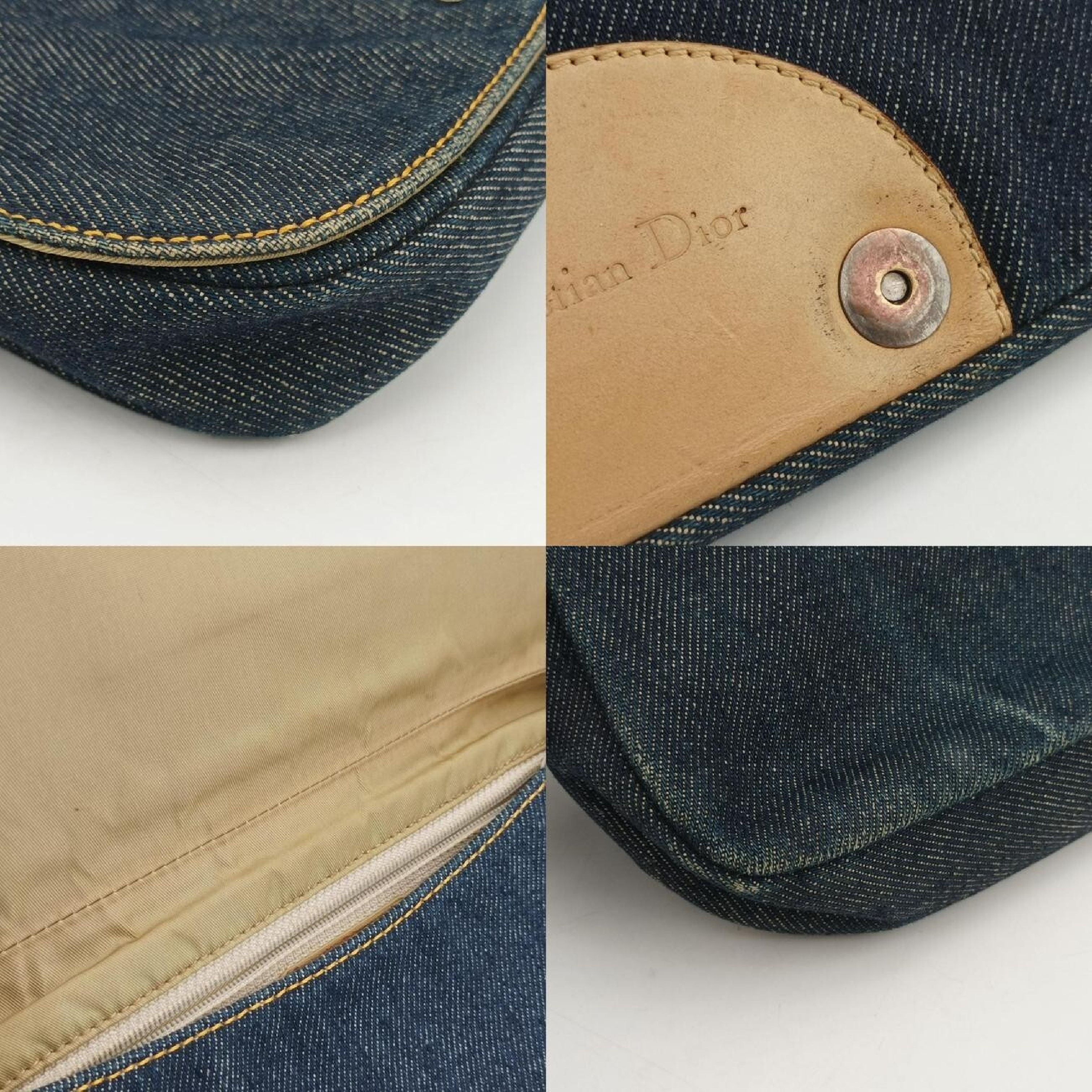Maris Pearl Navy Denim MA-1919 Handbag — view 9
