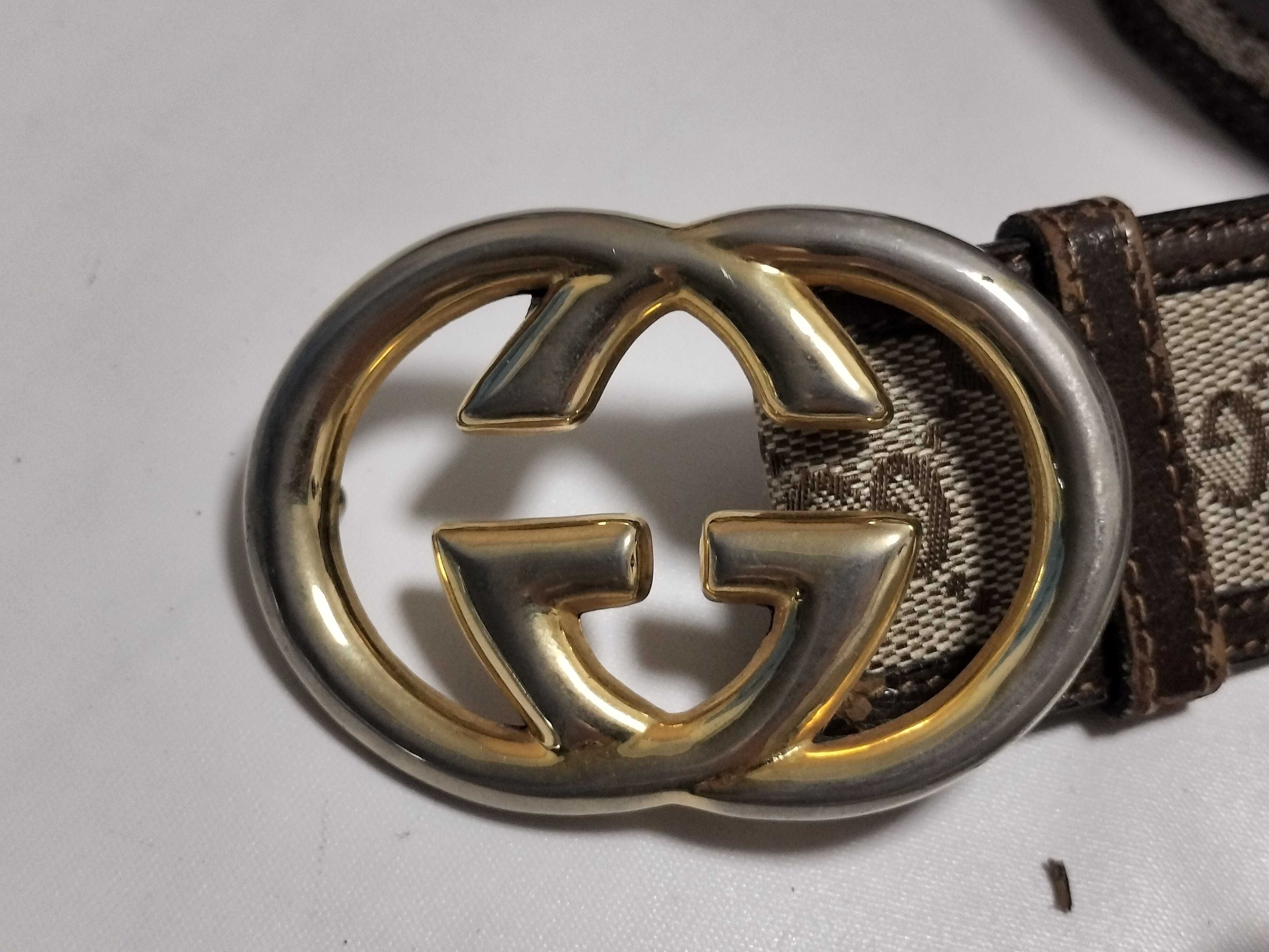 GG Canvas Old Gucci GG Buckle Belt — view 2