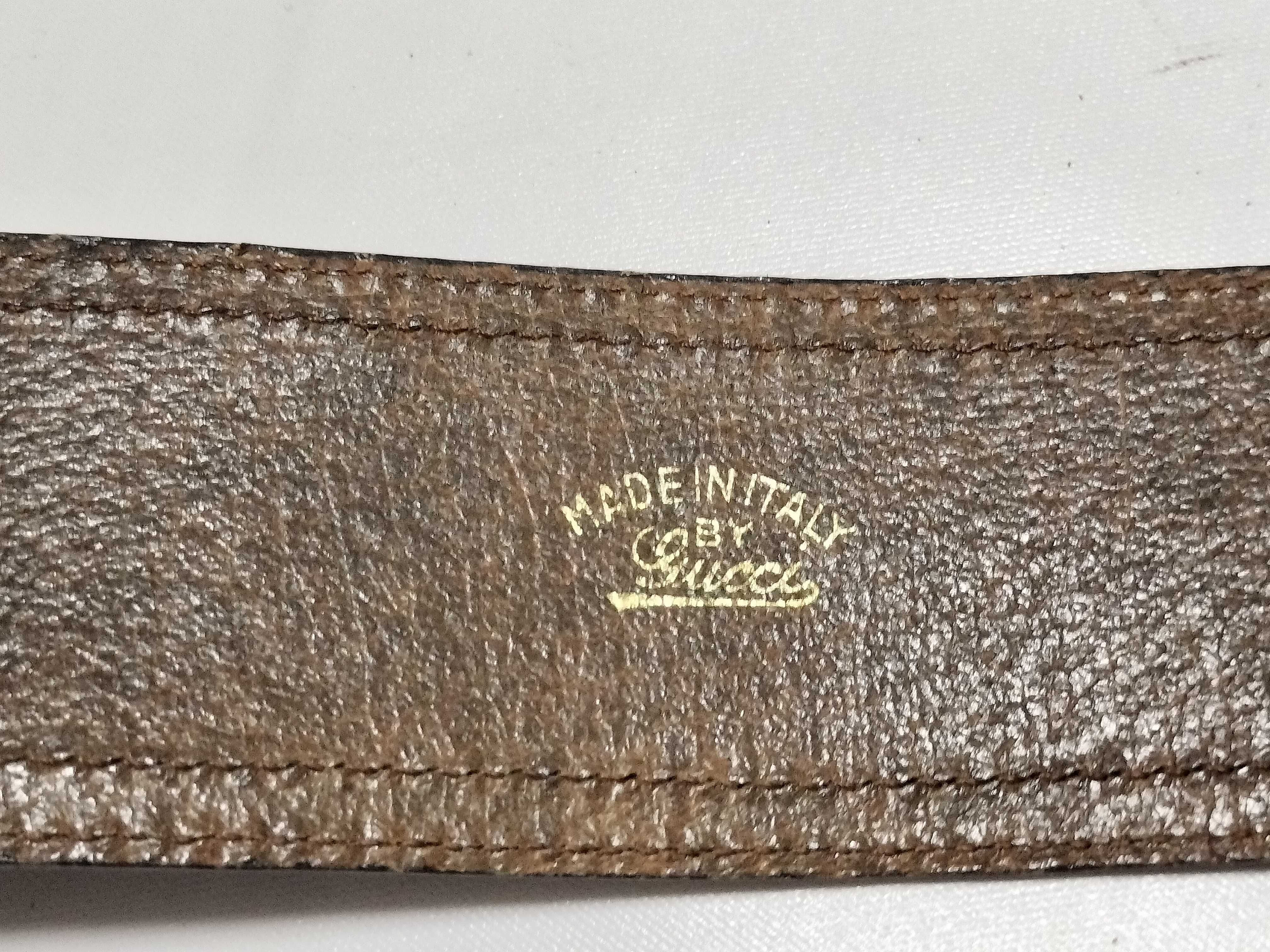 GG Canvas Old Gucci GG Buckle Belt — view 4