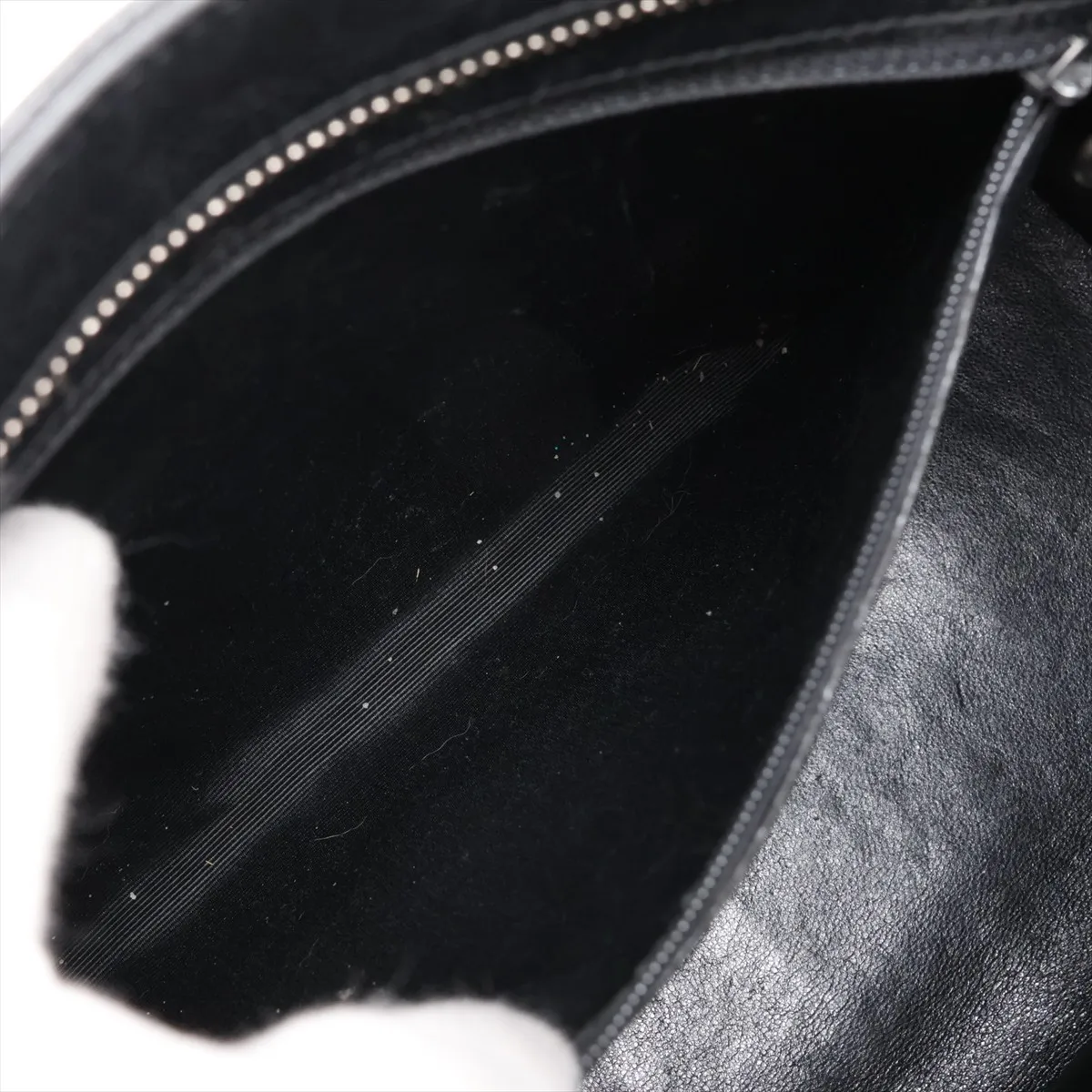 Reissue Caviar Skin Tote Bag, Black with Silver Hardware, 6508896, Series 6 — view 8