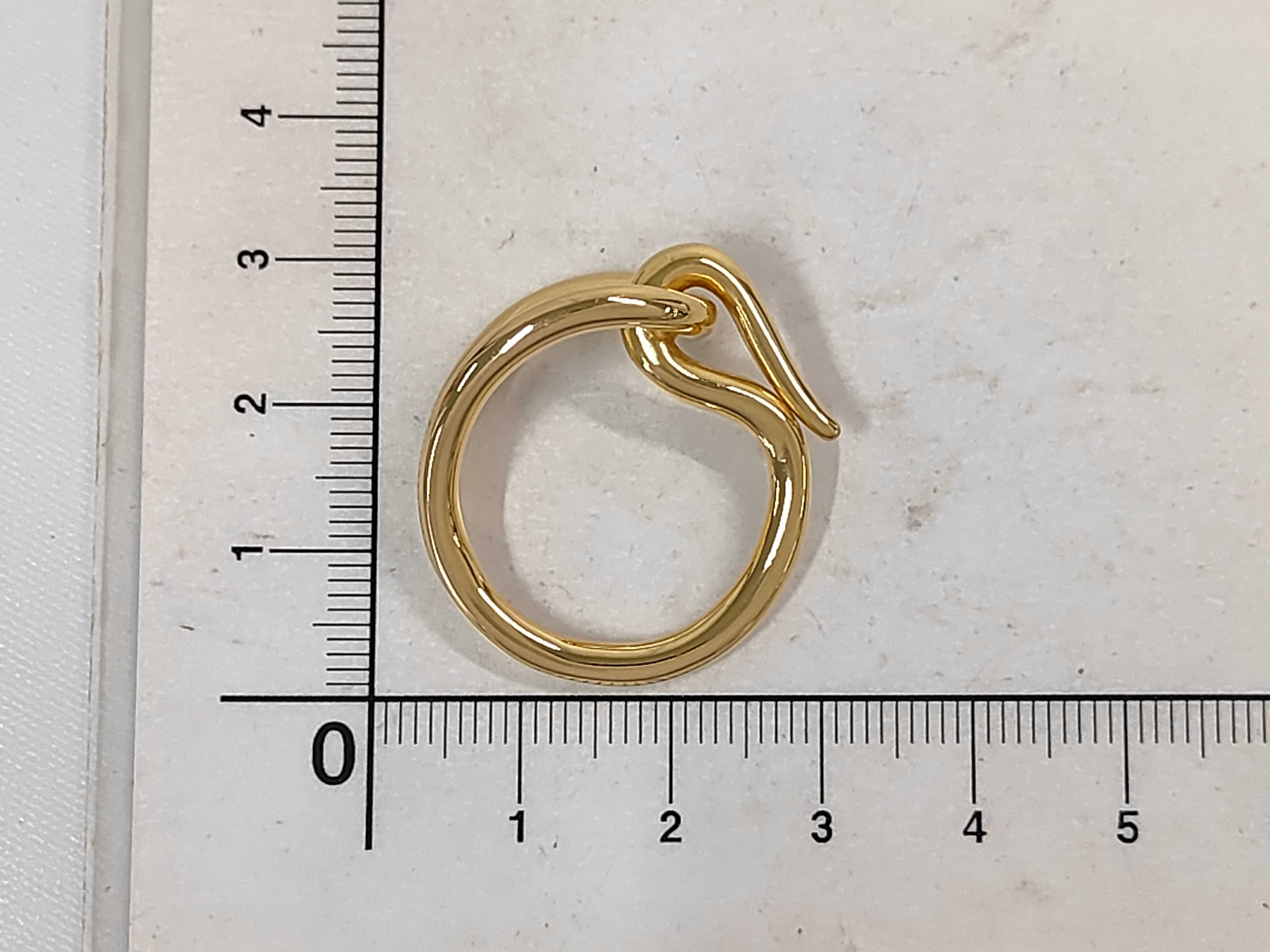 Scarf Ring Jumbo Gold Hardware Hermes Other Accessories — view 3