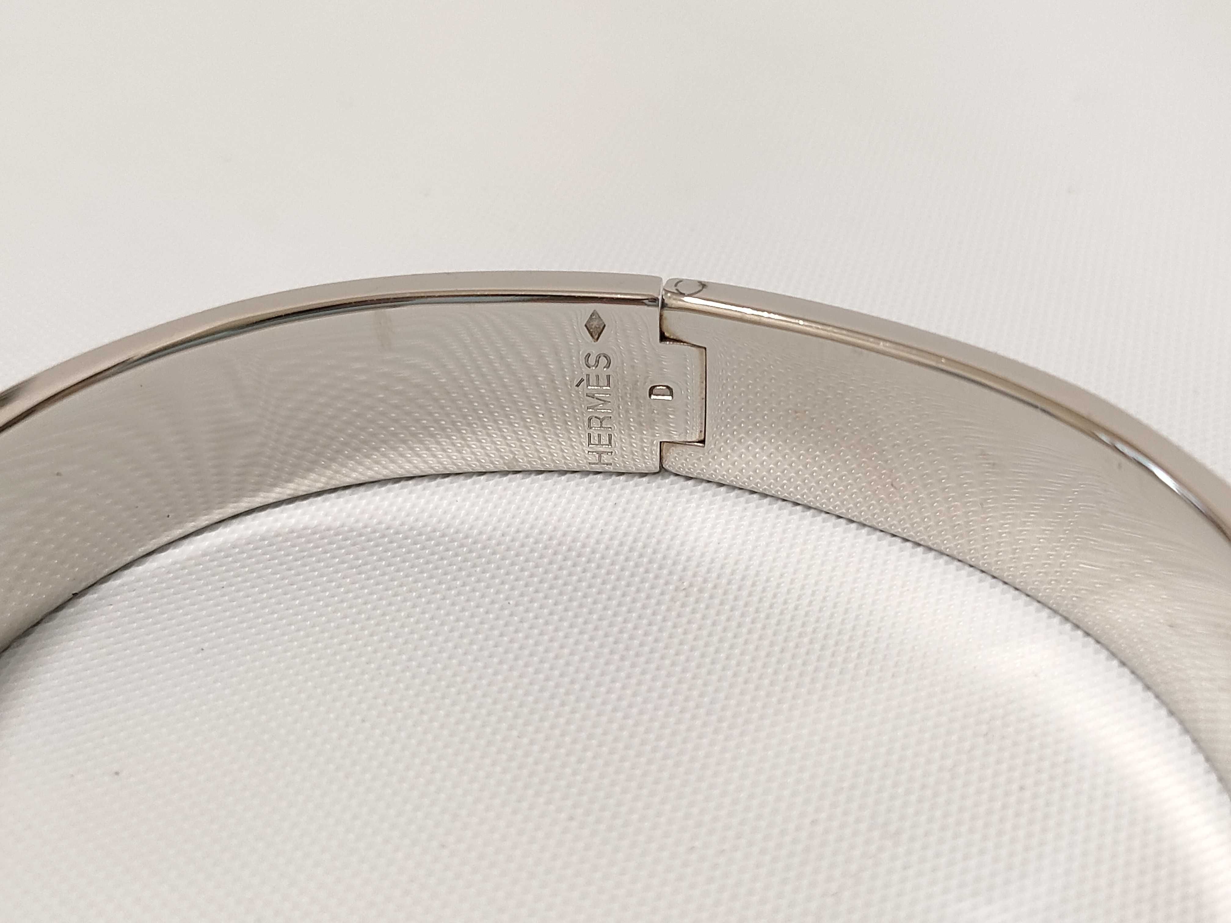 Clic Clac H PM Bracelet Silver x Black Bracelet/Bangle — view 3