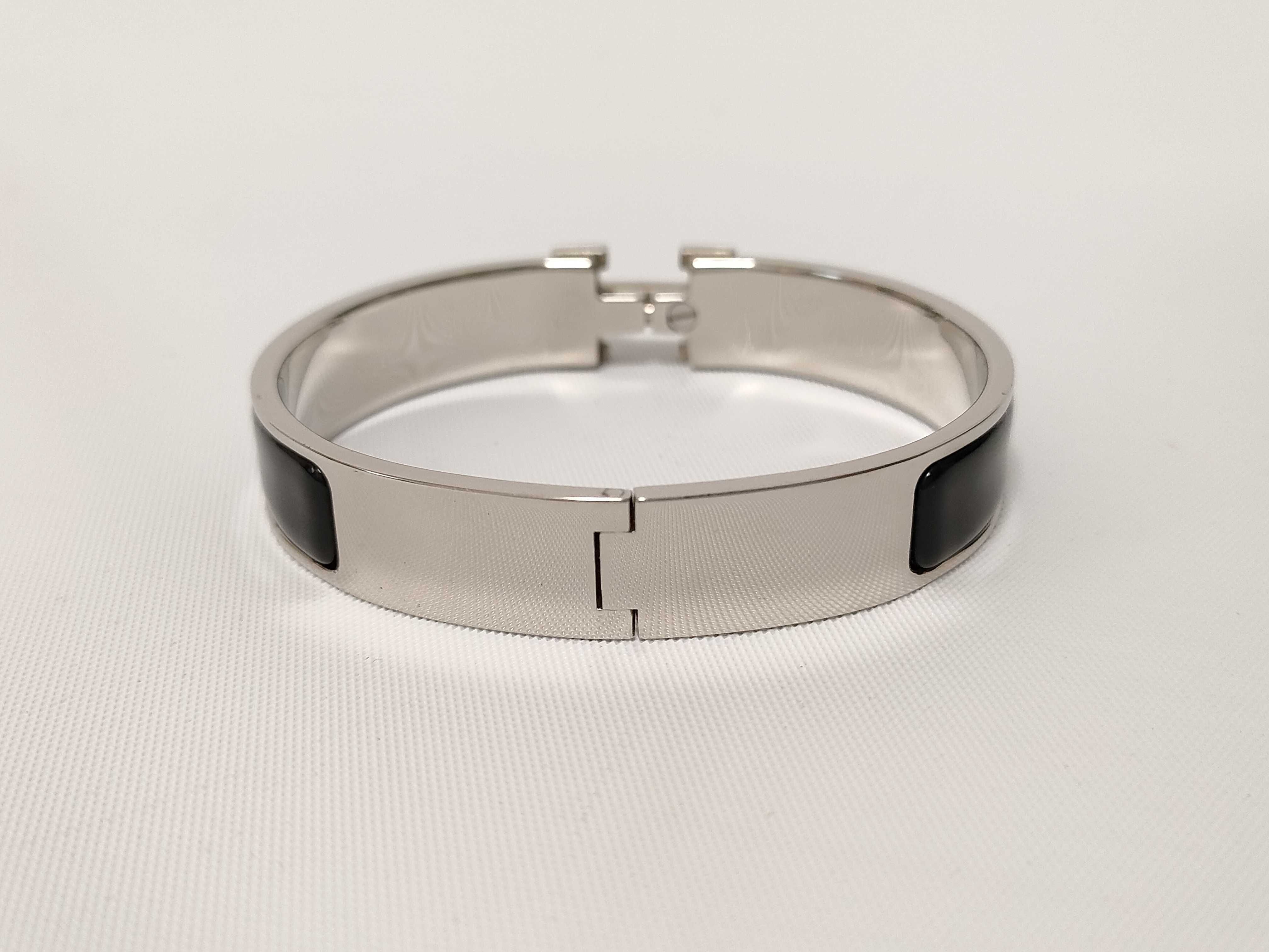 Clic Clac H PM Bracelet Silver x Black Bracelet/Bangle — view 5
