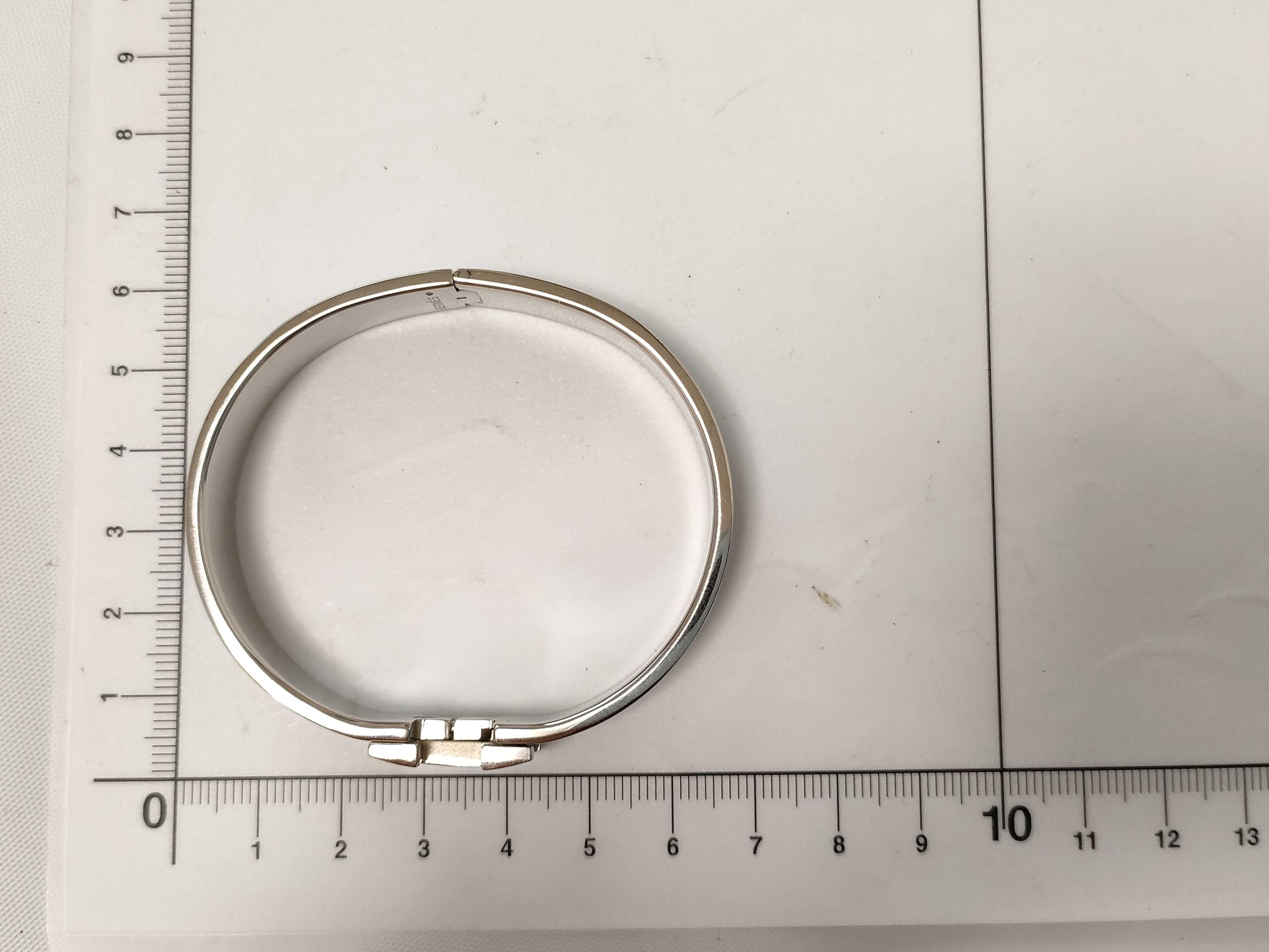 Clic Clac H PM Bracelet Silver x Black Bracelet/Bangle — view 10