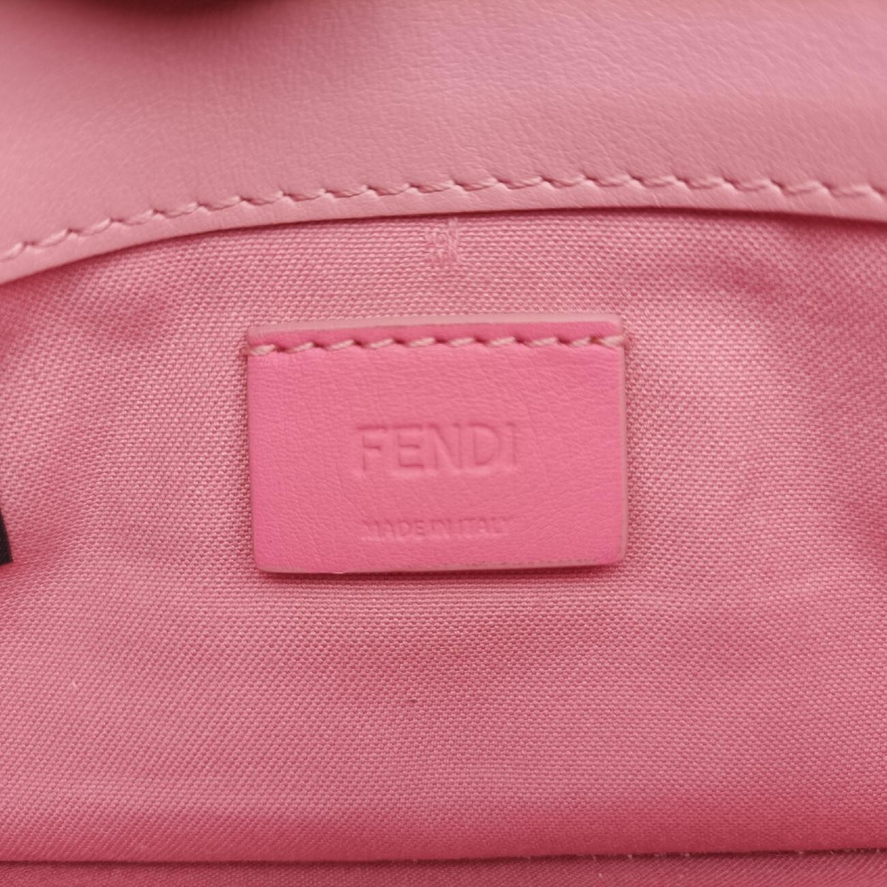 Monster Eyes Continental Pink x Multicolor Leather Shoulder Bag 8M0346 8M0346.SQT.178.0189 — view 7