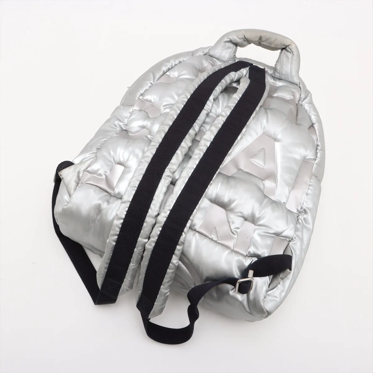 Doudone embossed logo nylon backpack silver hardware 24992168 24th series — view 5