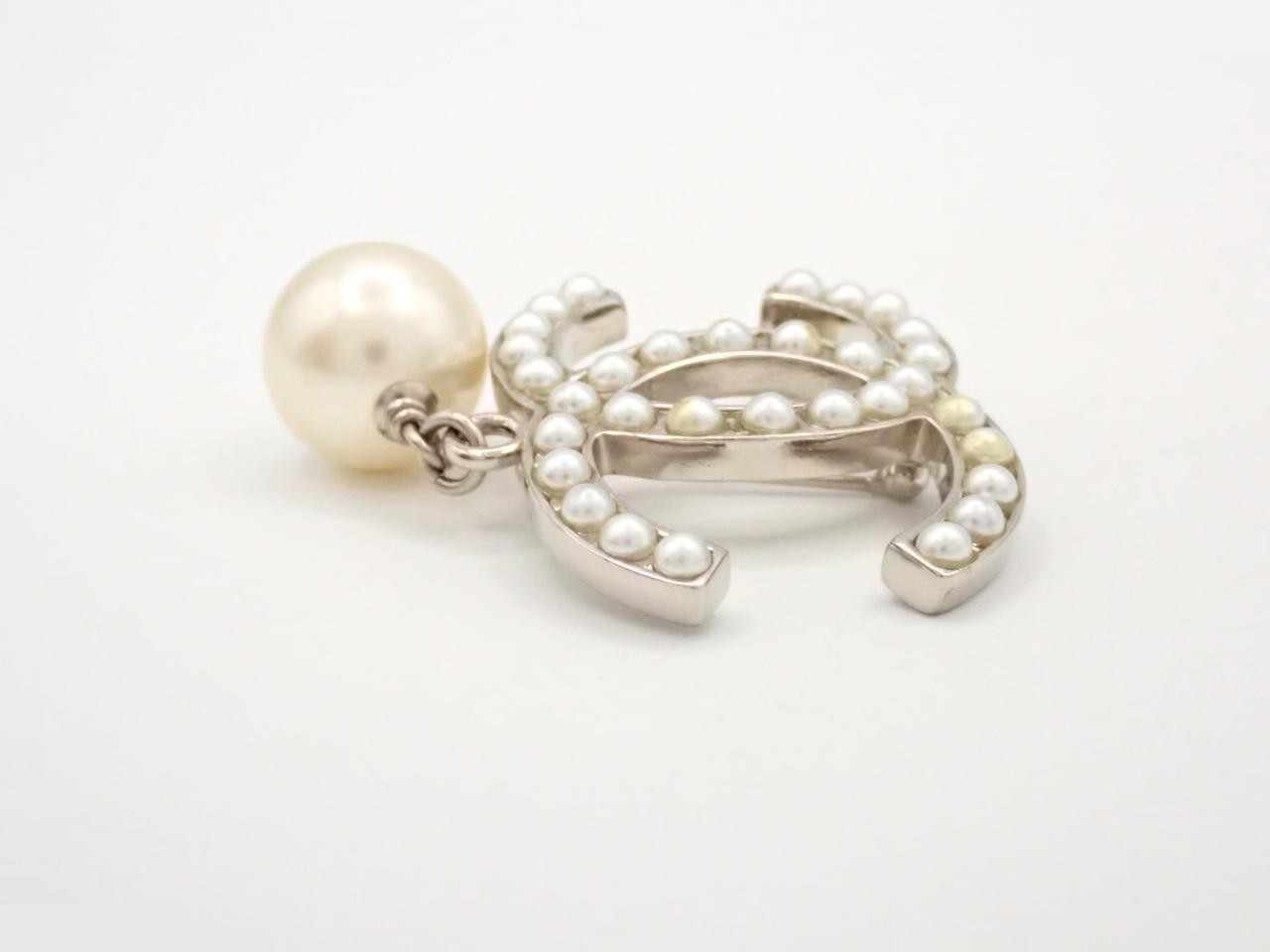 Coco Mark Silver Brooch — view 3