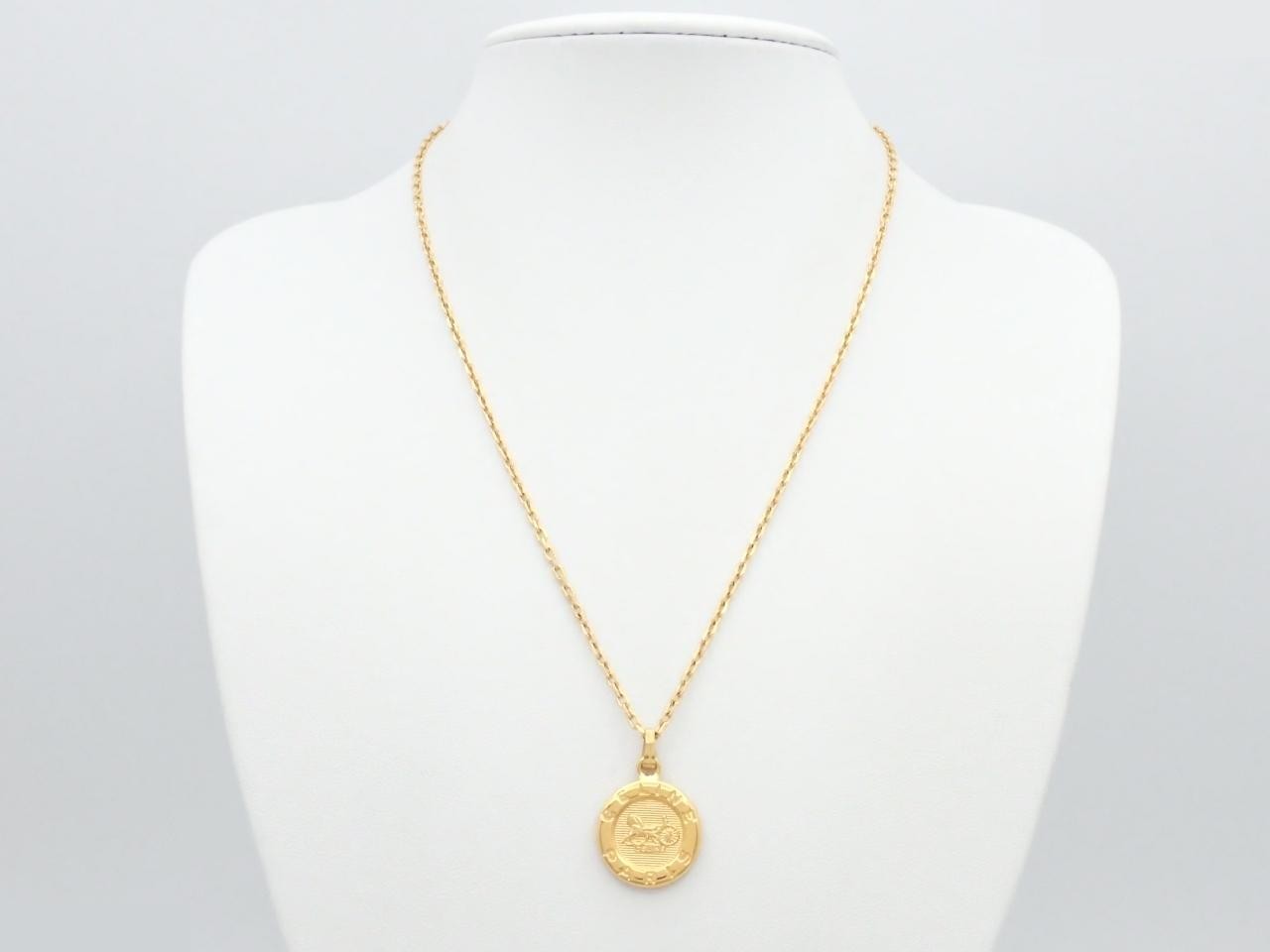 Carriage logo necklace, chain approximately 48cm — view 3