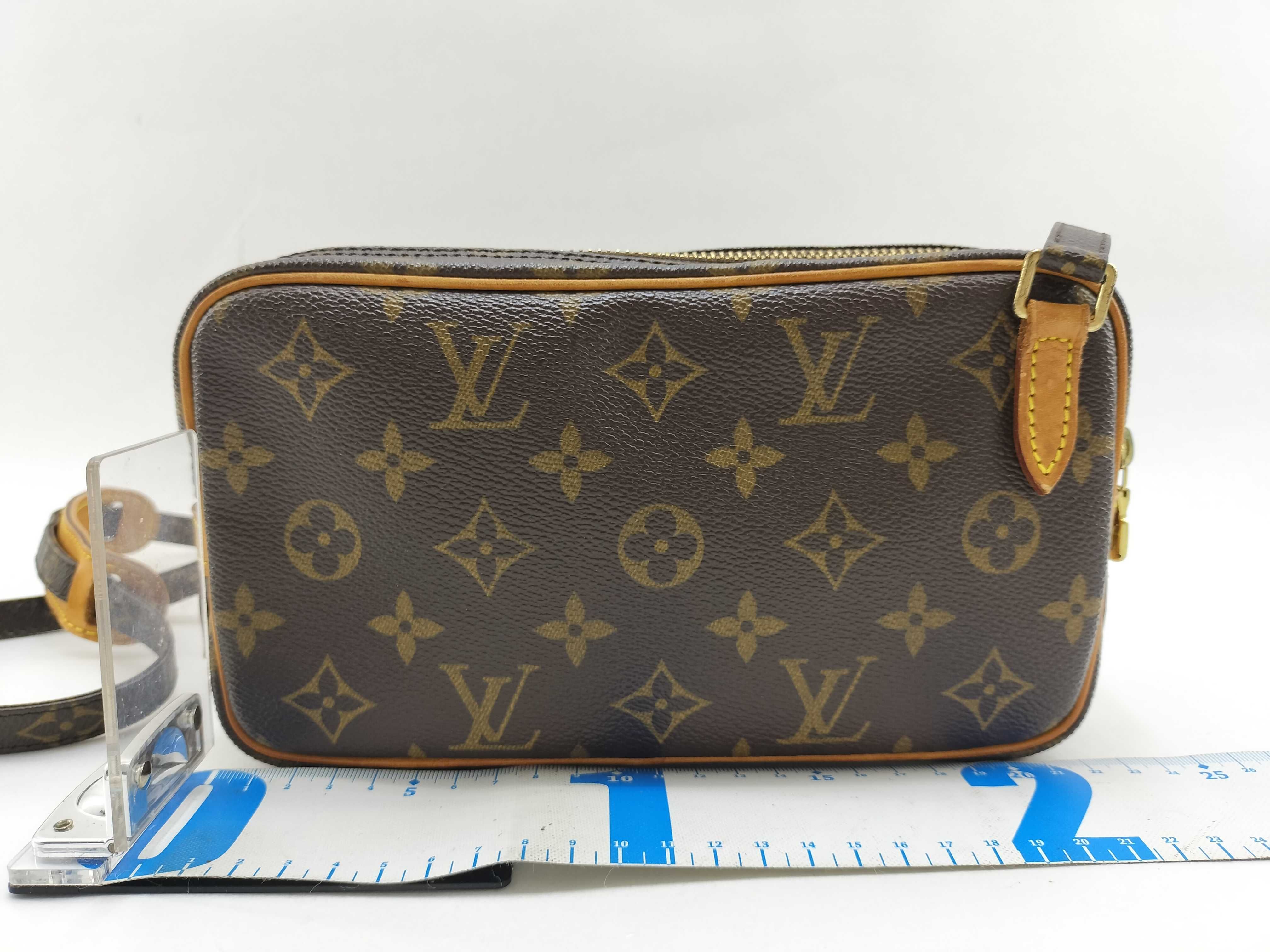 Monogram Louis Vuitton Monogram Pochette Marly Bandoulière M51828 DU0073 Shoulder Bag — view 2