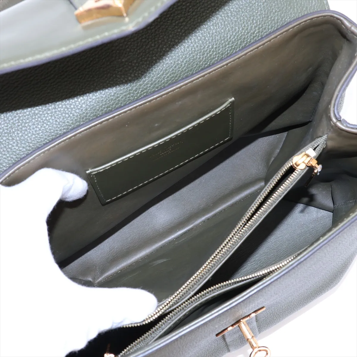 Calf Leather Rose des Vents MM M53819 RI1109 Green — view 11