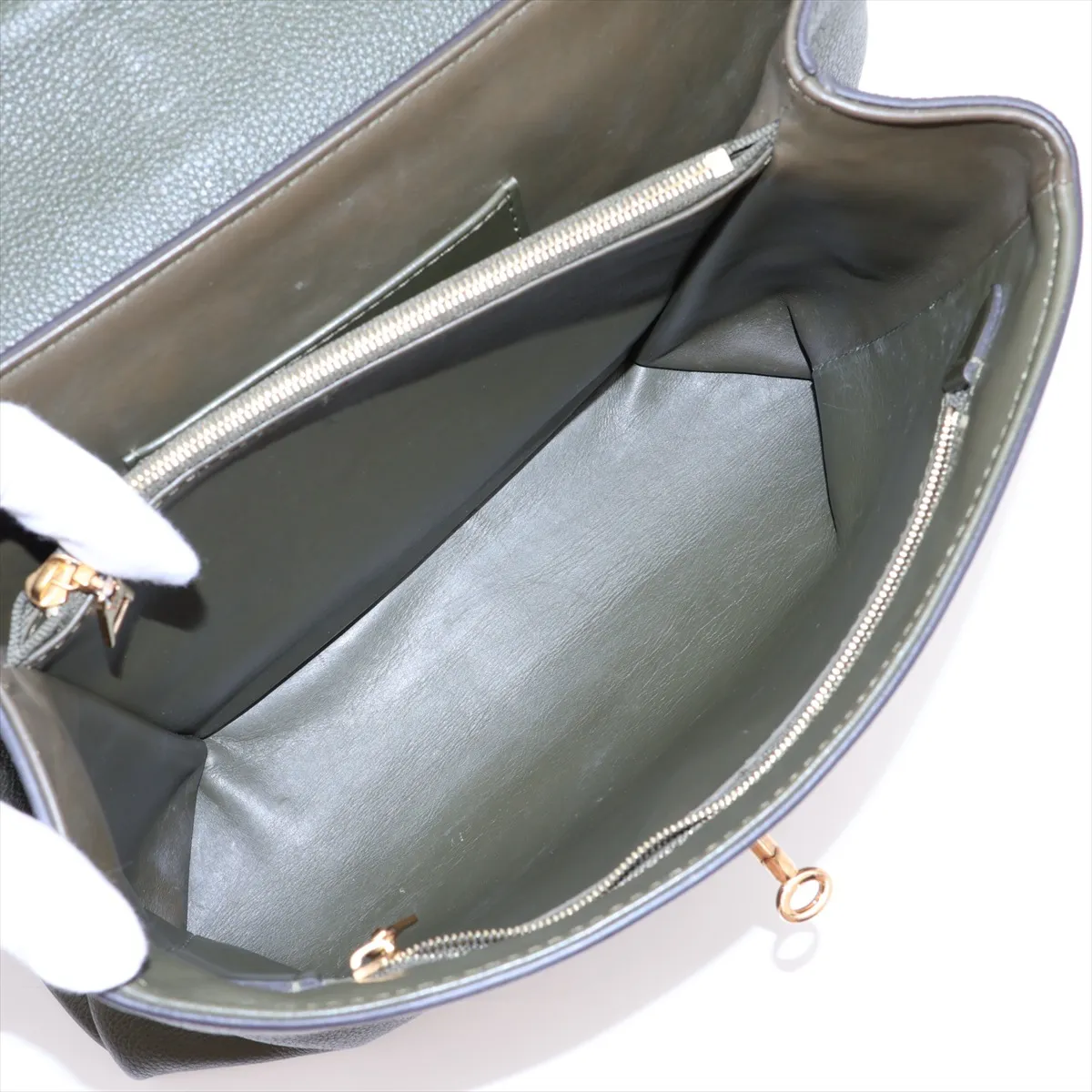 Calf Leather Rose des Vents MM M53819 RI1109 Green — view 8