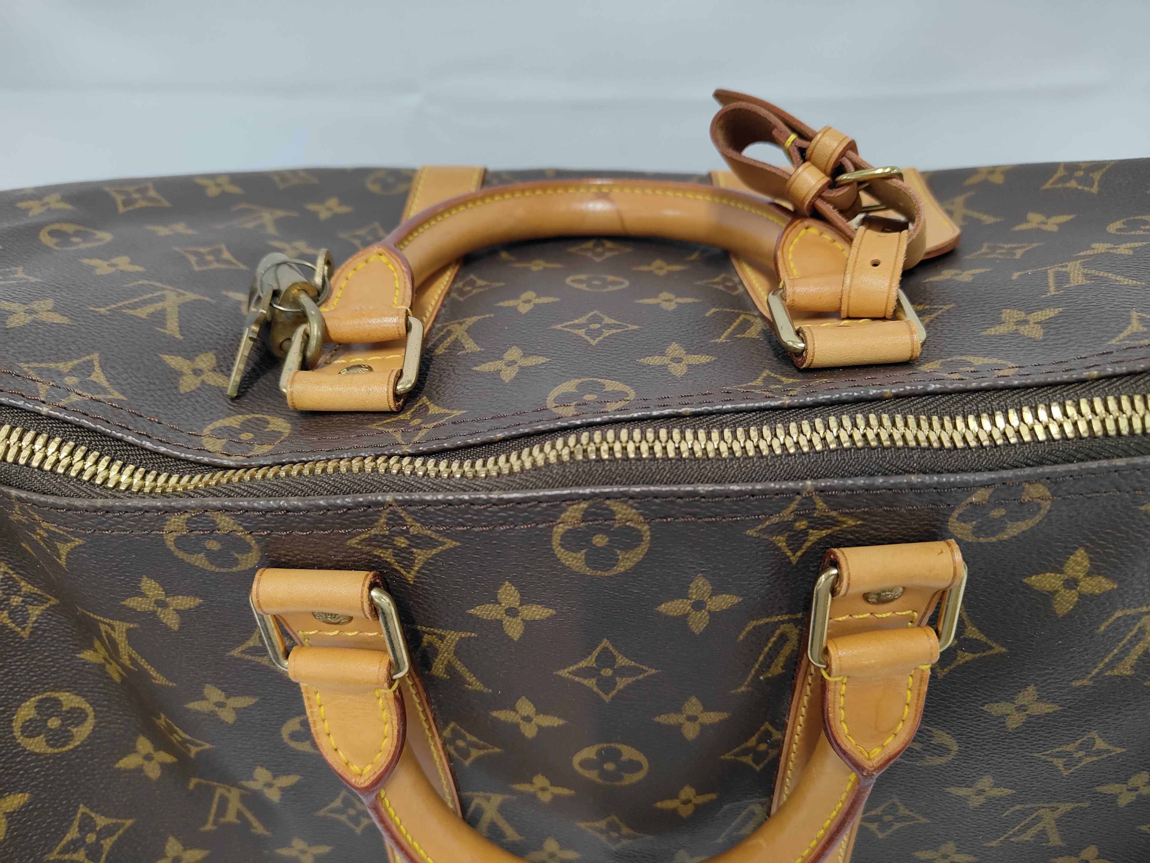 Monogram Keepall Boston Bag — view 8