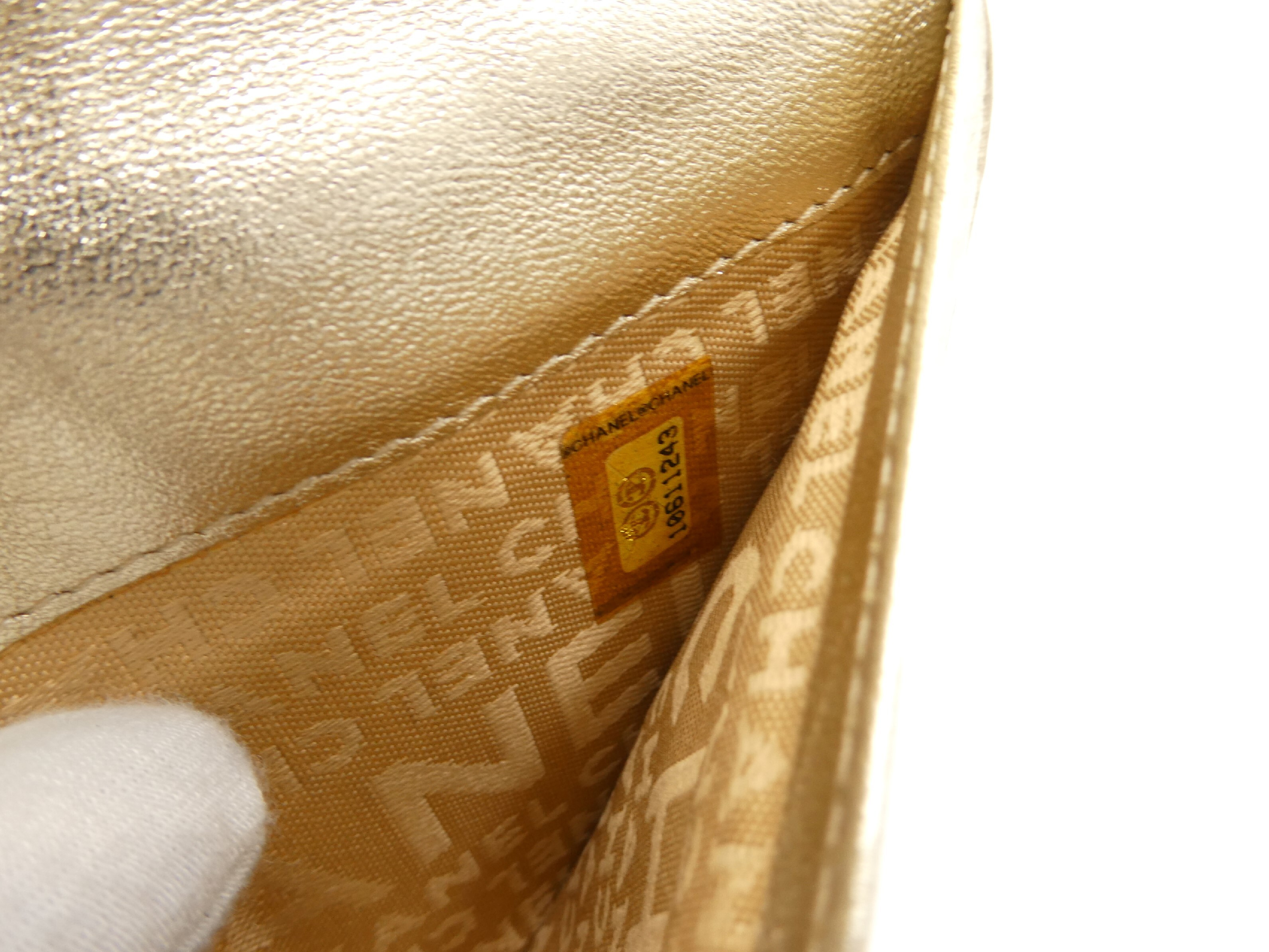 Coco Mark Denim Bi-fold Long Wallet — view 10