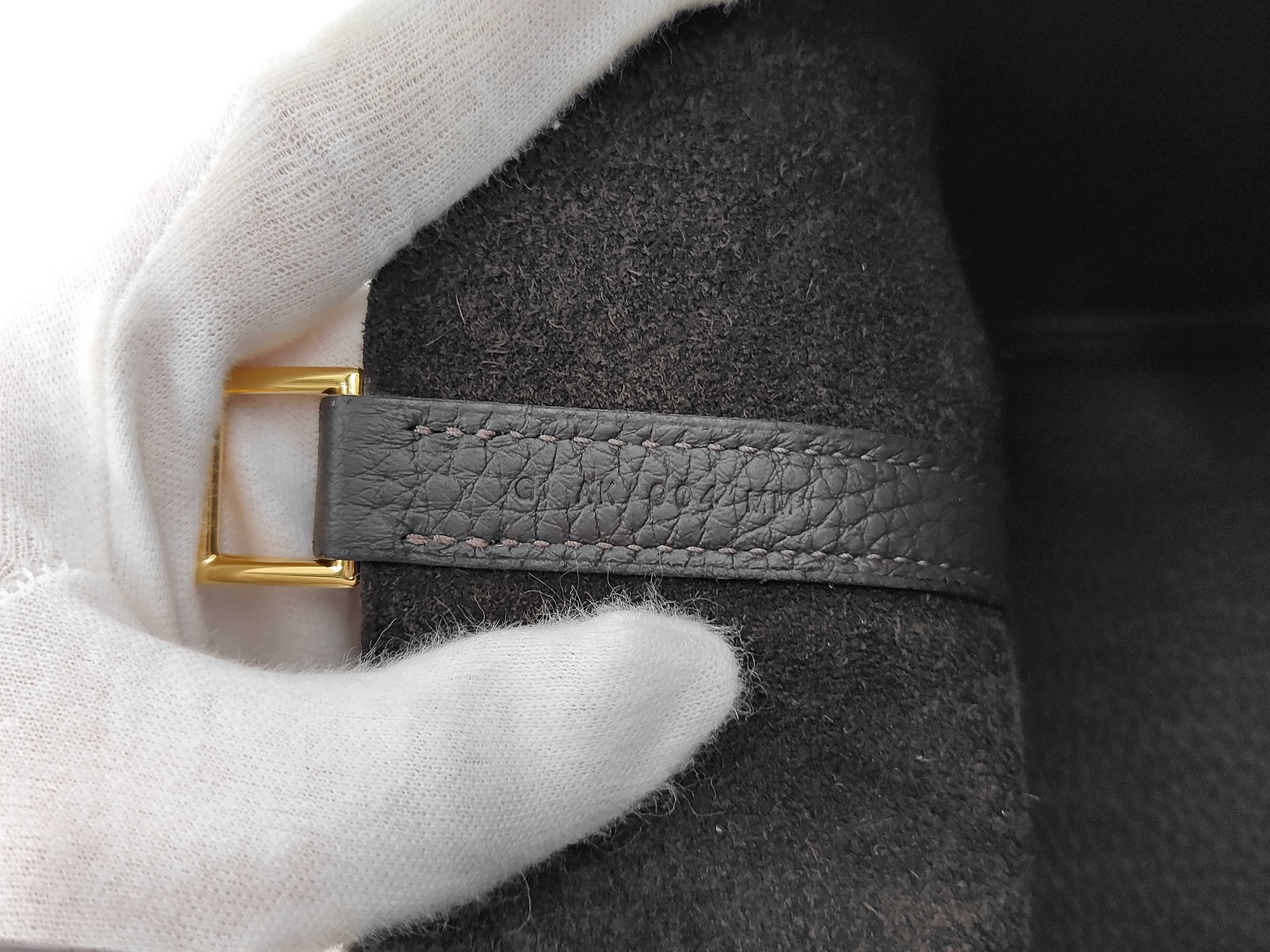 Picotin Lock PM Beblanc Gold Hardware G Stamp Handbag — view 11