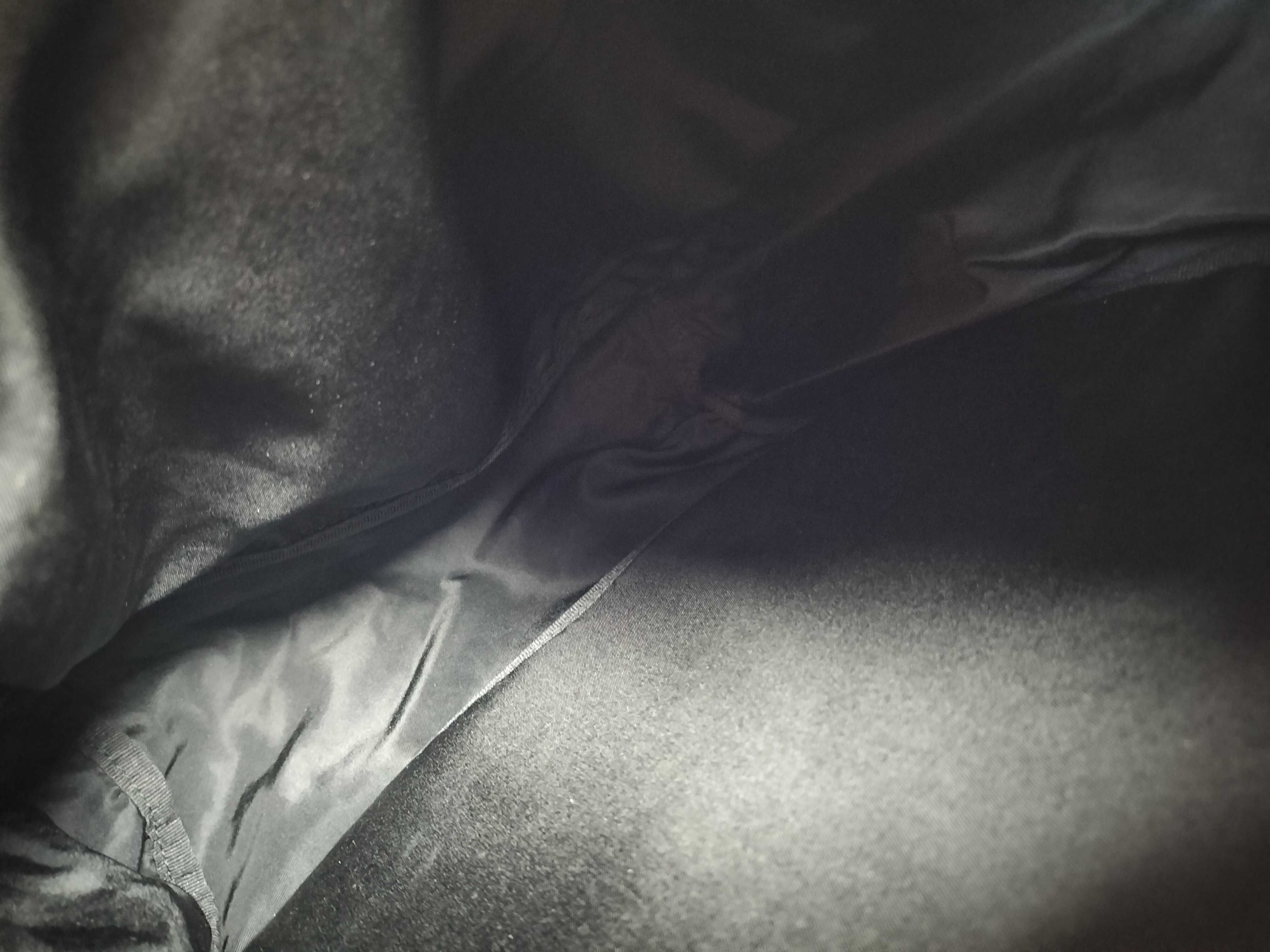 nylon backpack, Prada Tessuto style, black with silver hardware. — view 8