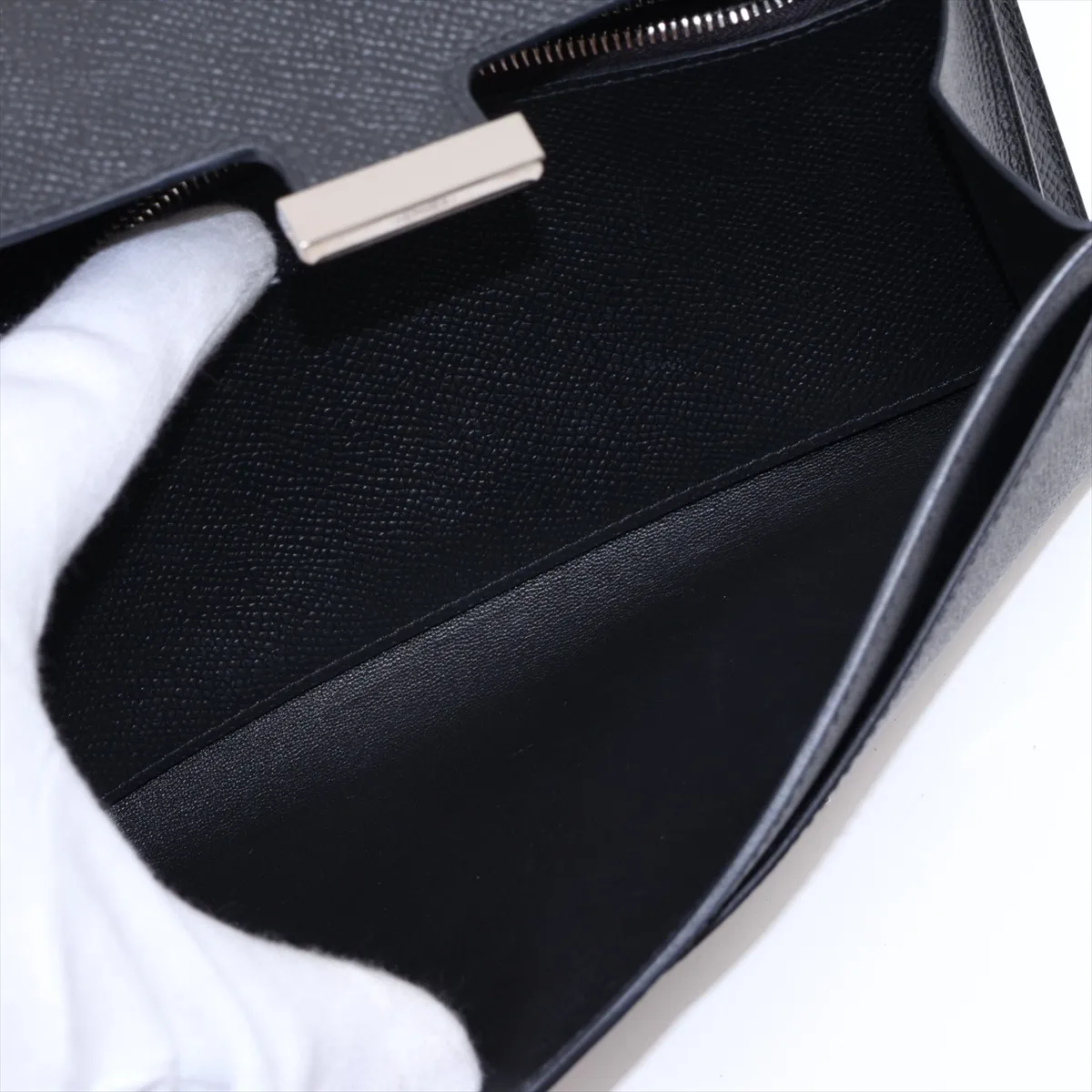 [Individually packaged] Hermes Constance Long To Go Veau Epsom Black Silver Hardware W: 2024 — view 7