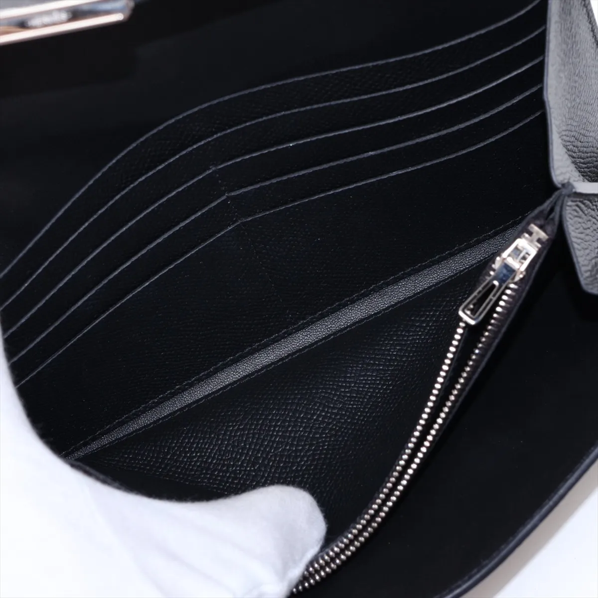 [Individually packaged] Hermes Constance Long To Go Veau Epsom Black Silver Hardware W: 2024 — view 9