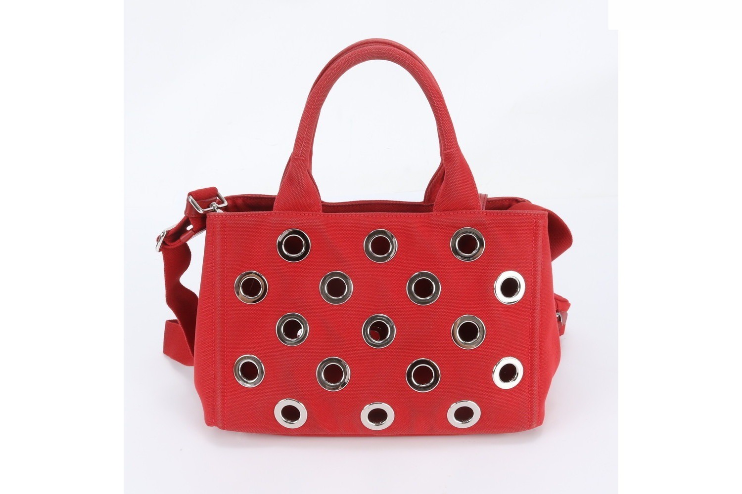 Canapa Grommet Triangle Logo 2-Way Shoulder Bag — view 4