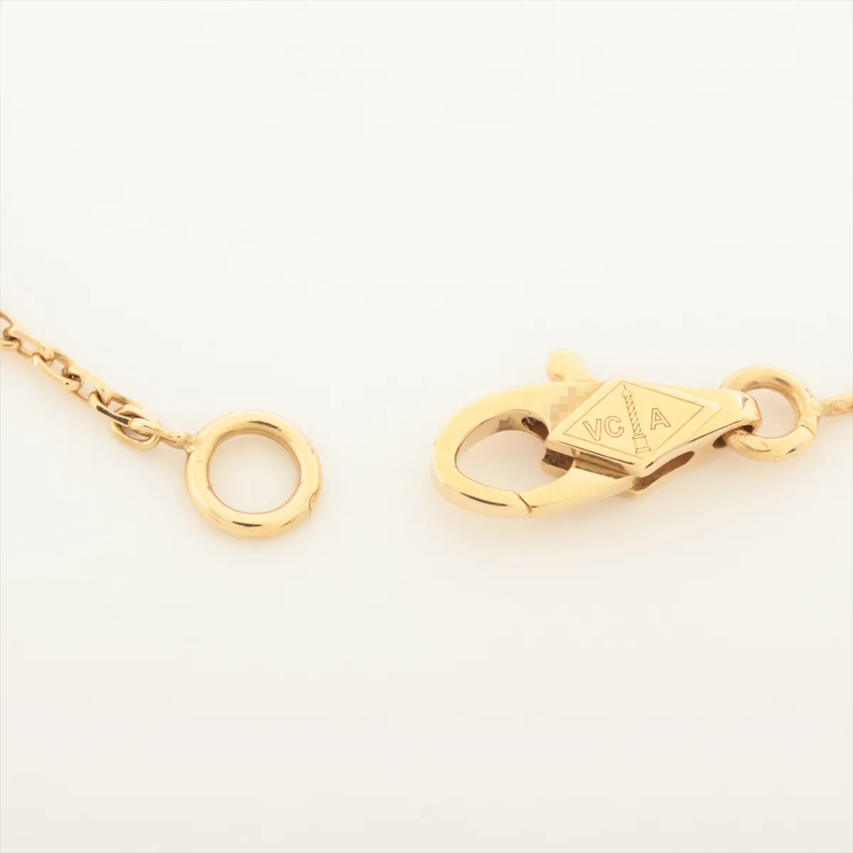 Sweet Alhambra Shell Bracelet 750 (Yellow Gold) 1.8g JE697373 Shell cloudiness, — view 4