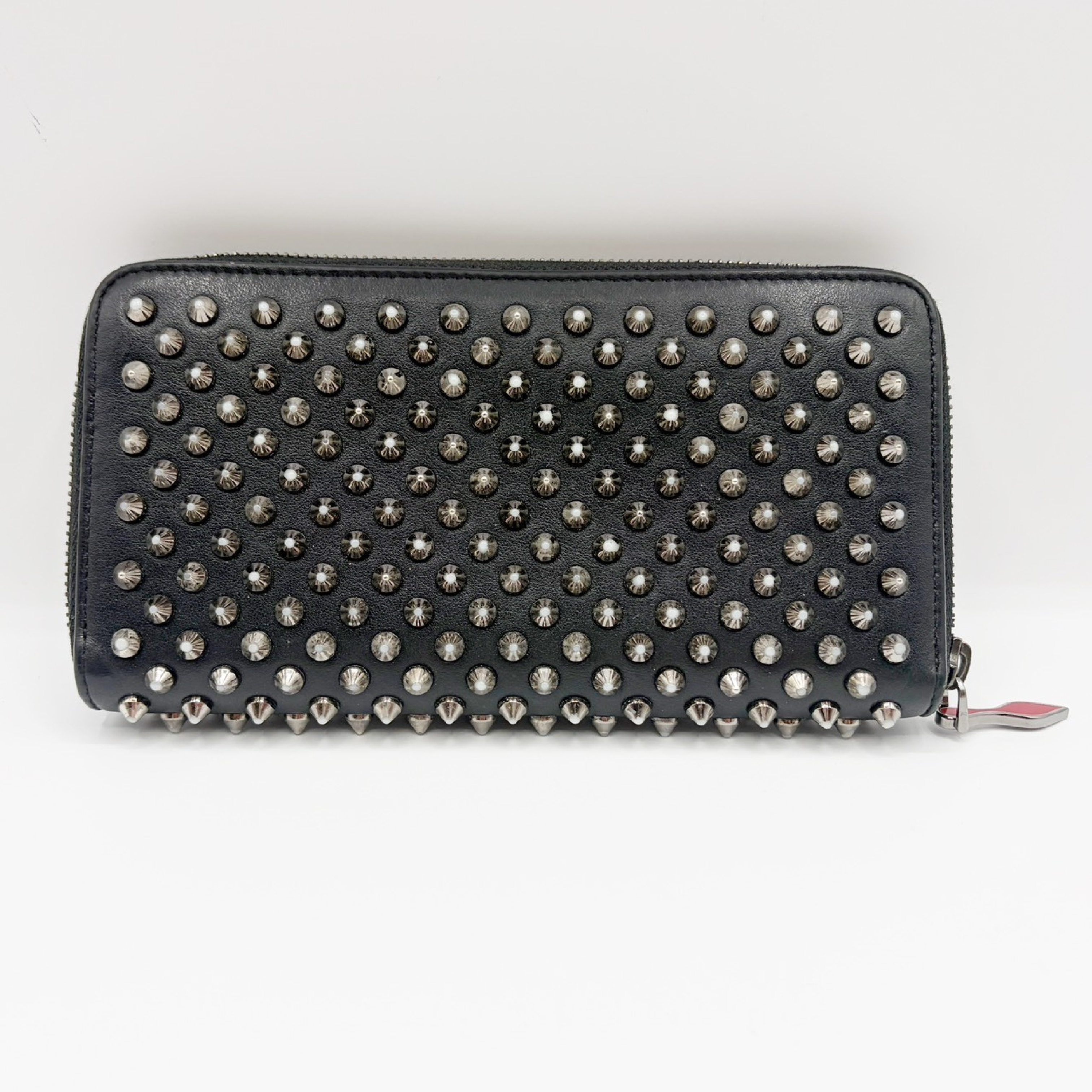 Panettone Leather Studded Long Wallet — view 2