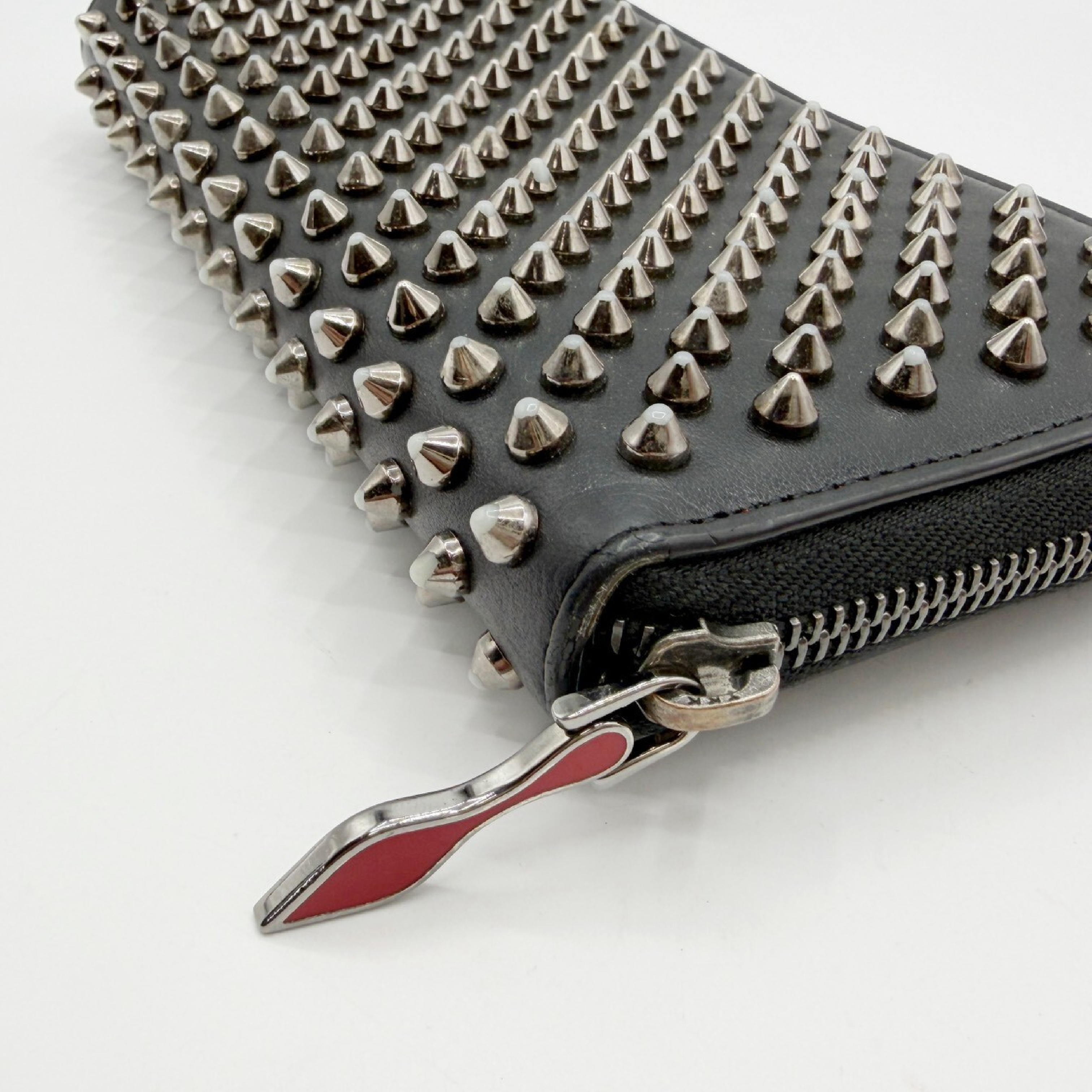 Panettone Leather Studded Long Wallet — view 4