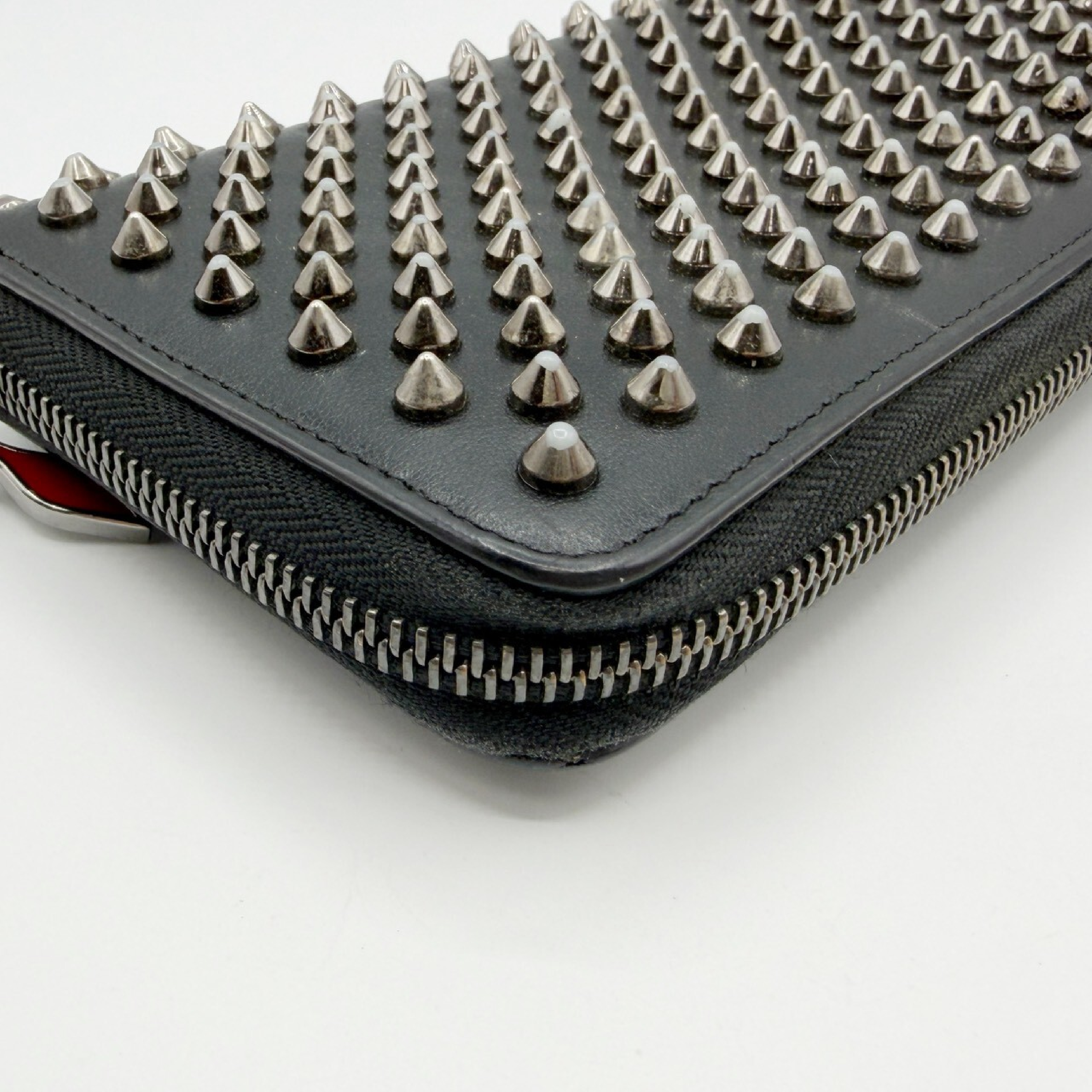 Panettone Leather Studded Long Wallet — view 5