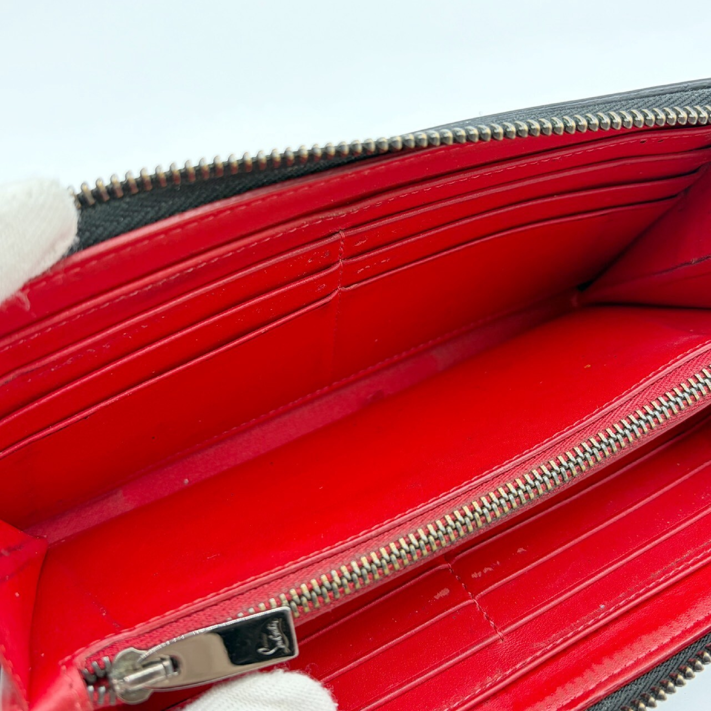 Panettone Leather Studded Long Wallet — view 7