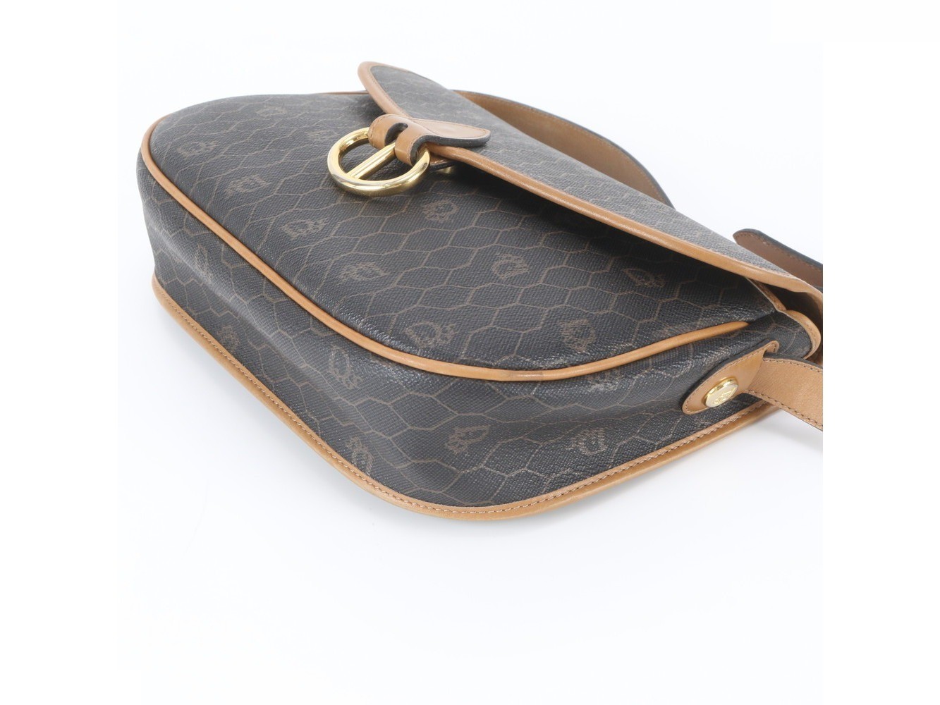 Honeycomb Leather Shoulder Bag, Crossbody Bag — view 4