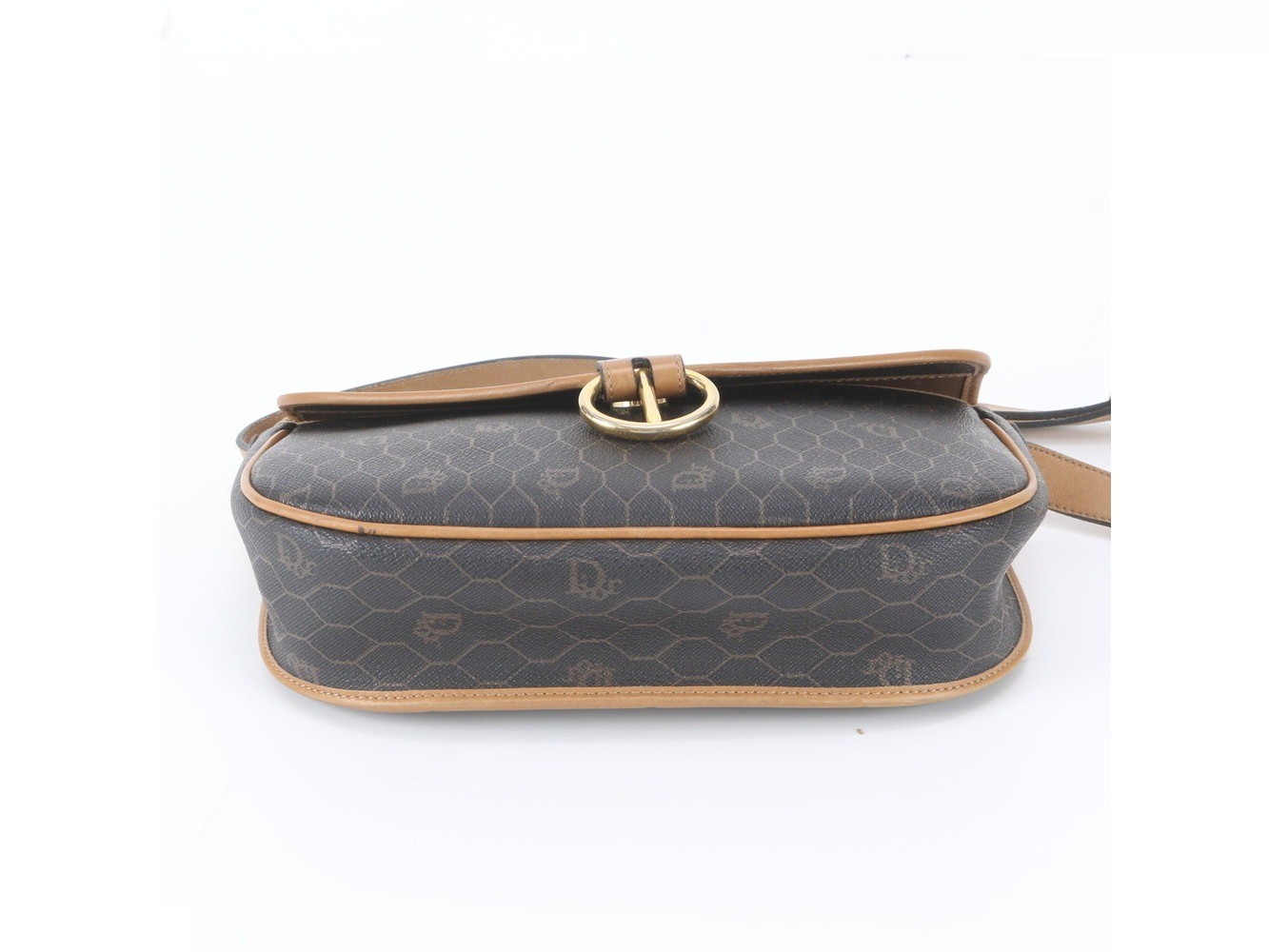 Honeycomb Leather Shoulder Bag, Crossbody Bag — view 6