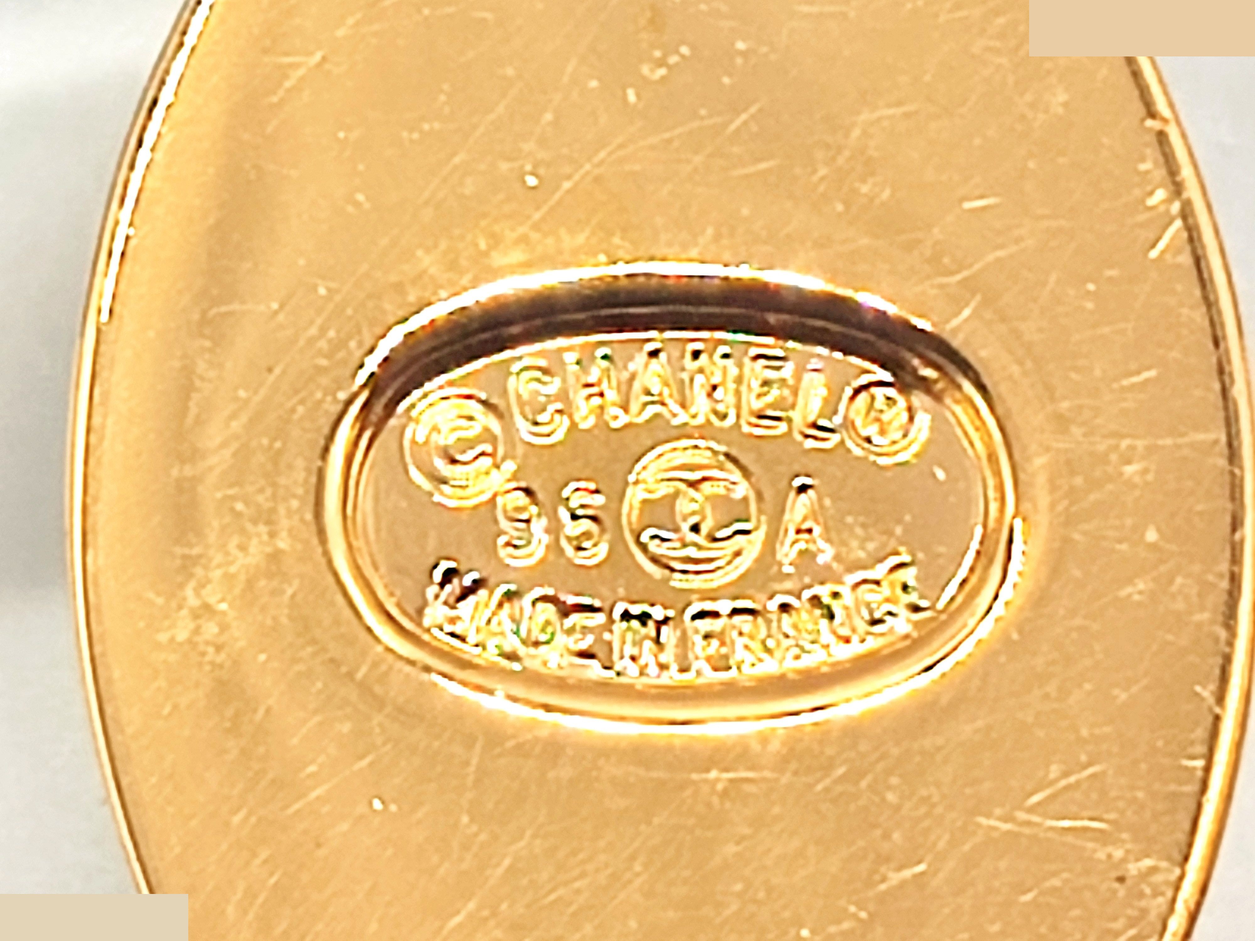 Coco Mark Rhinestone Turnlock Brooch 96A — view 2
