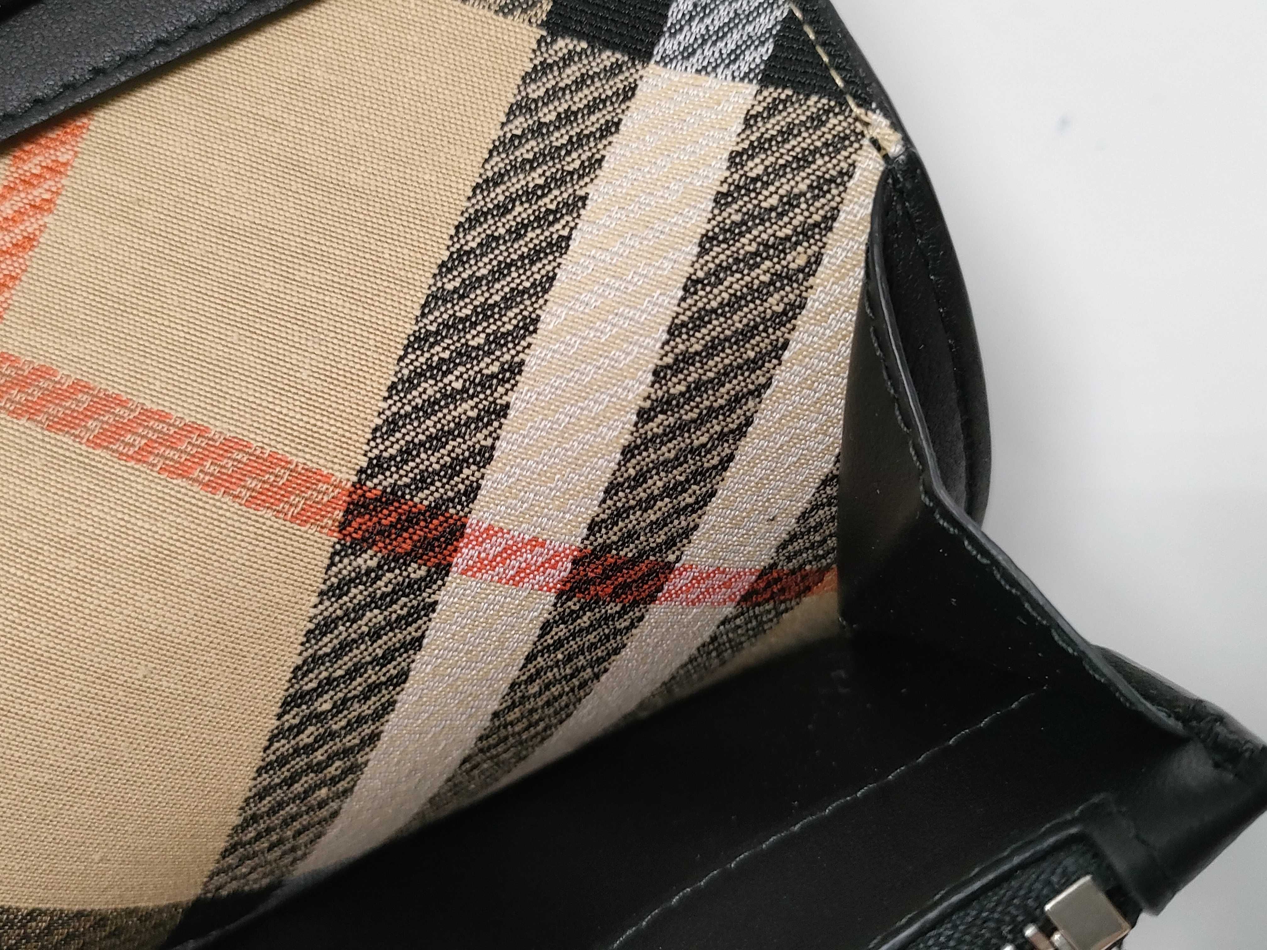 current model, Burberry Nova Check leather long wallet, with dust bag and box. — view 12