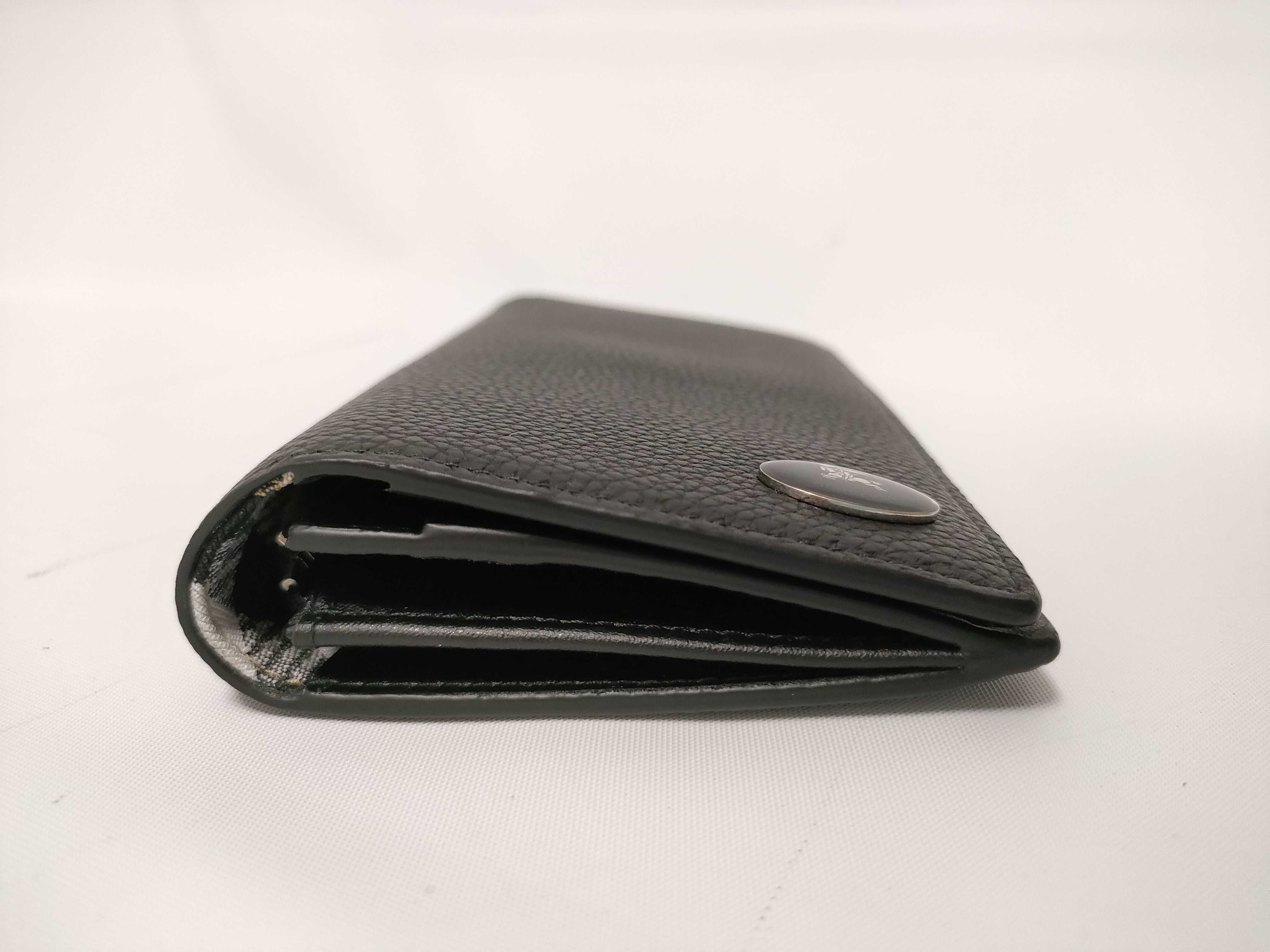 current model, Burberry Nova Check leather long wallet, with dust bag and box. — view 3
