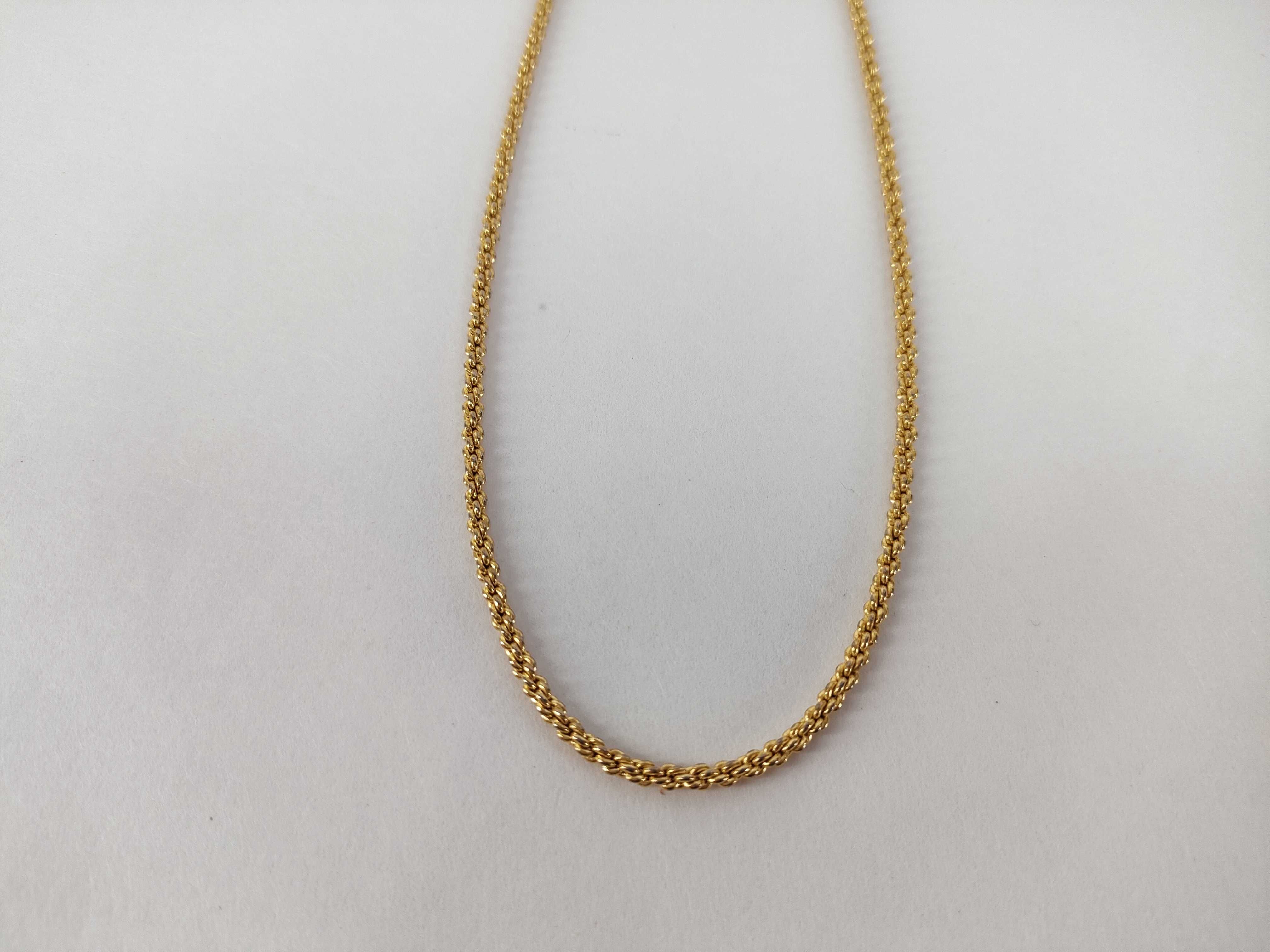 Twist Rope Gold Necklace — view 2