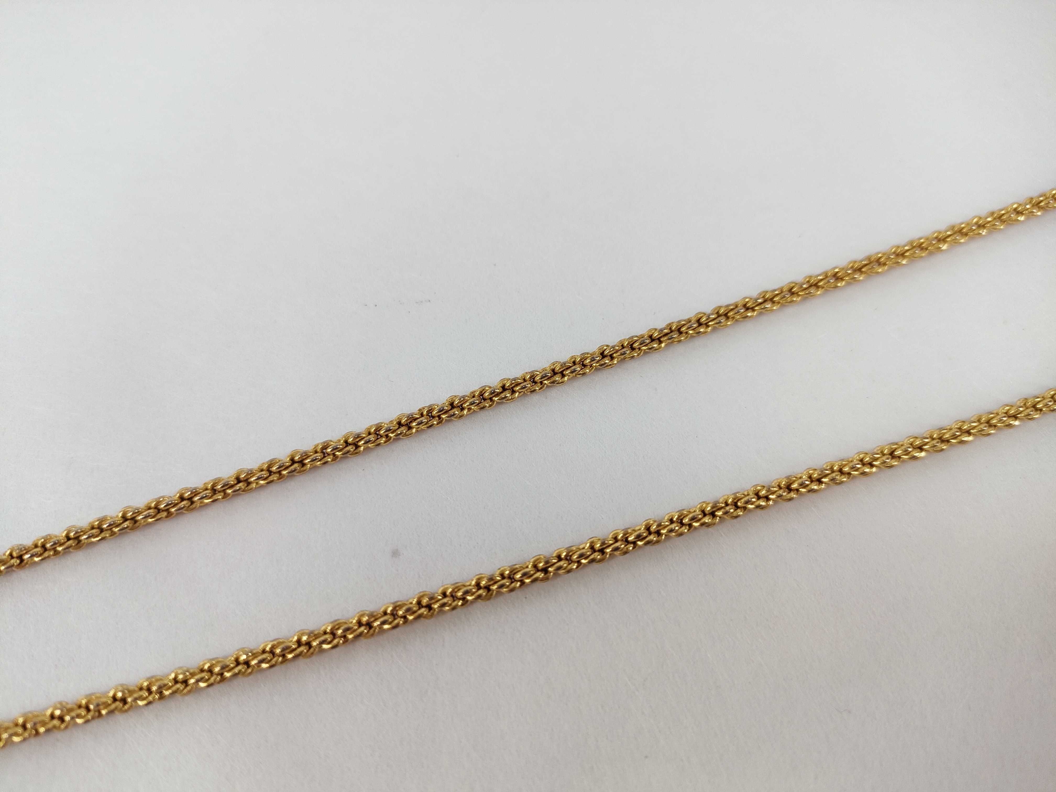 Twist Rope Gold Necklace — view 7