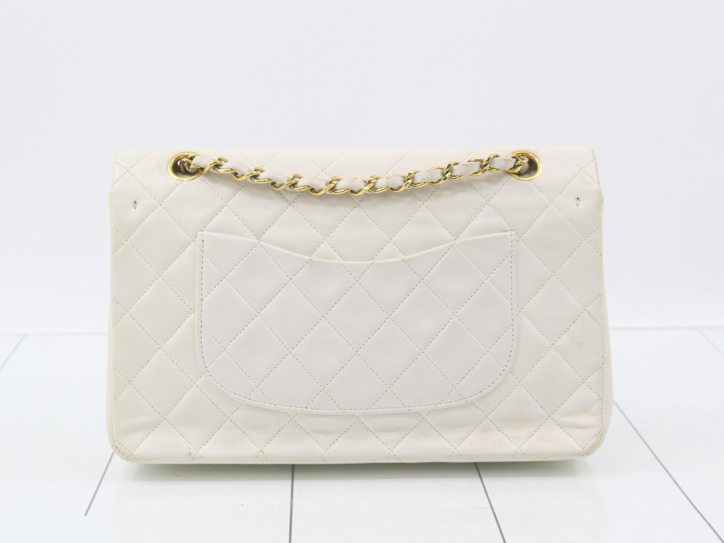 Matelassé 25 Lambskin Double Flap Double Chain Shoulder Bag — view 2