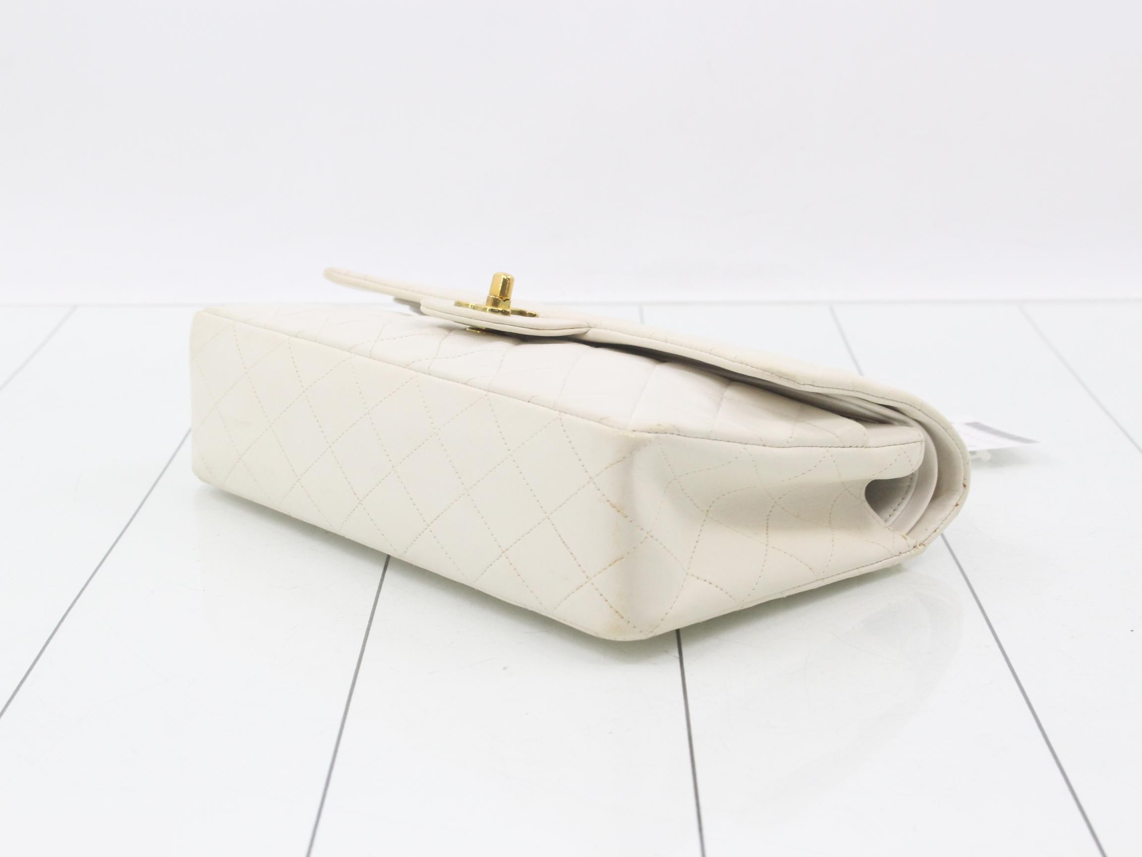 Matelassé 25 Lambskin Double Flap Double Chain Shoulder Bag — view 6
