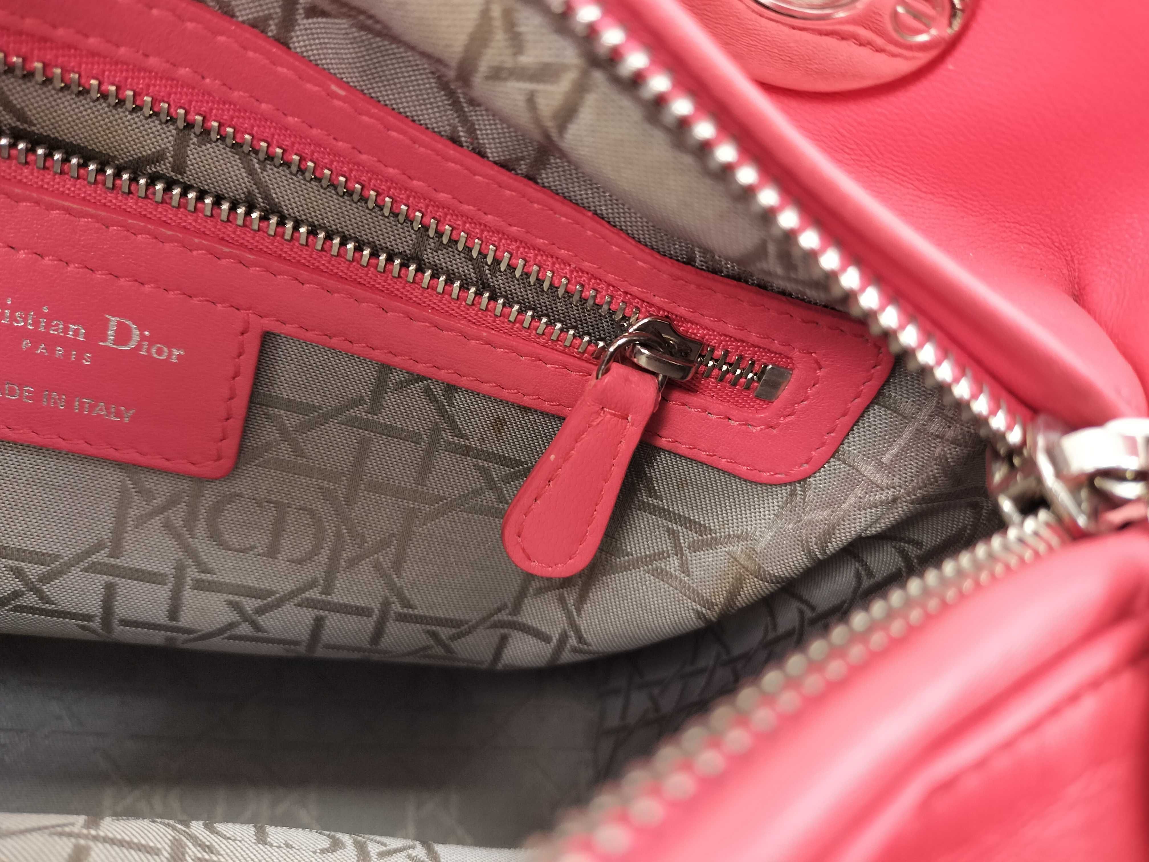 Lady Dior Cannage Lambskin 2-way Handbag — view 14