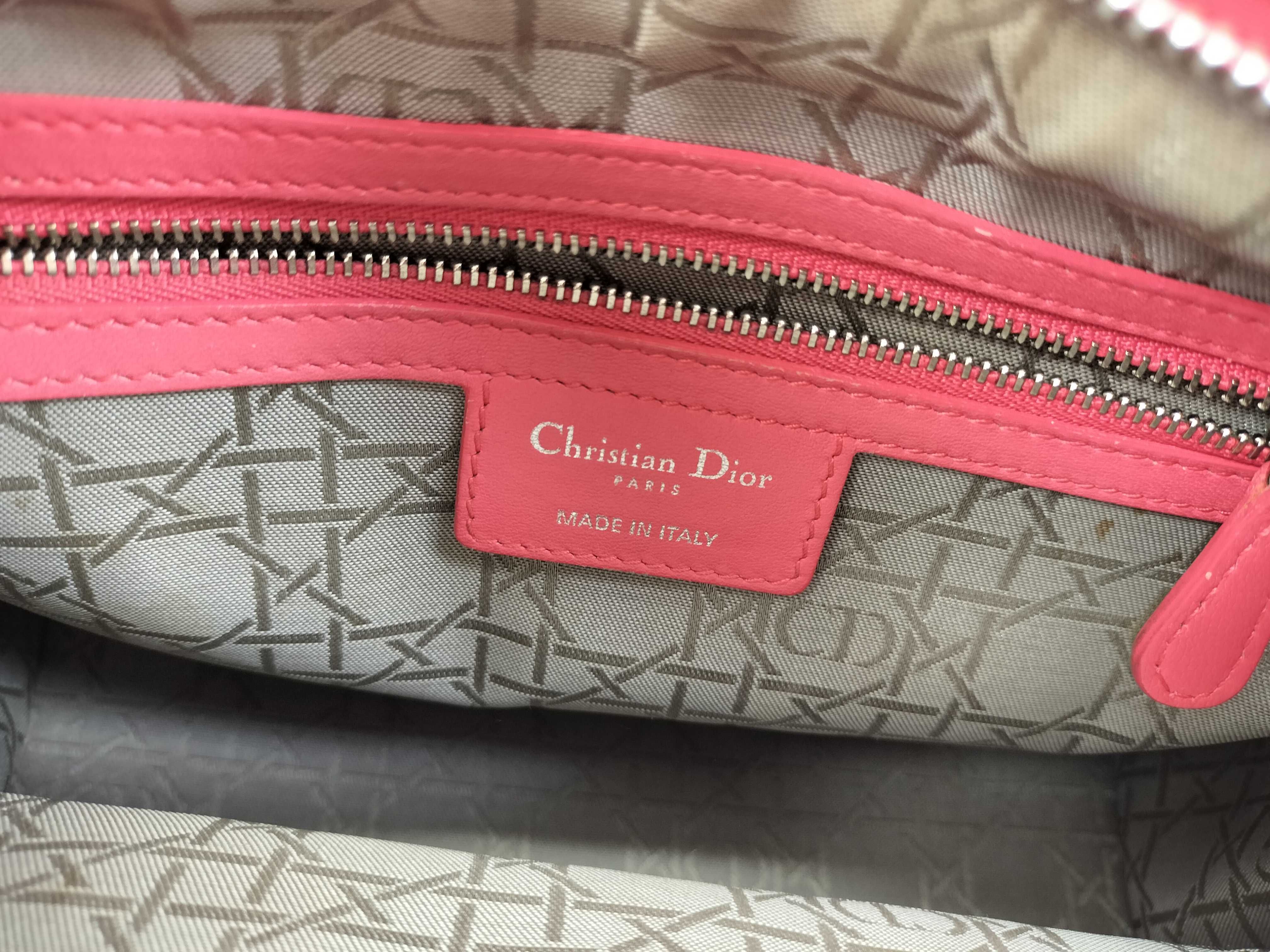 Lady Dior Cannage Lambskin 2-way Handbag — view 15